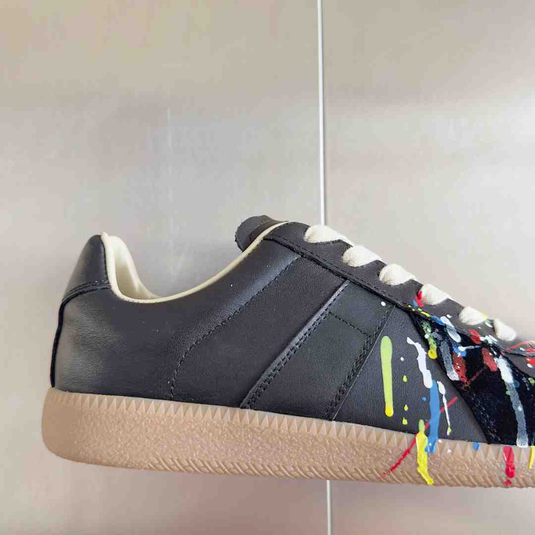 Maison Margiela Wmns Replica Low 'Paint Splatter - Black Pollock' - EUR FASHION