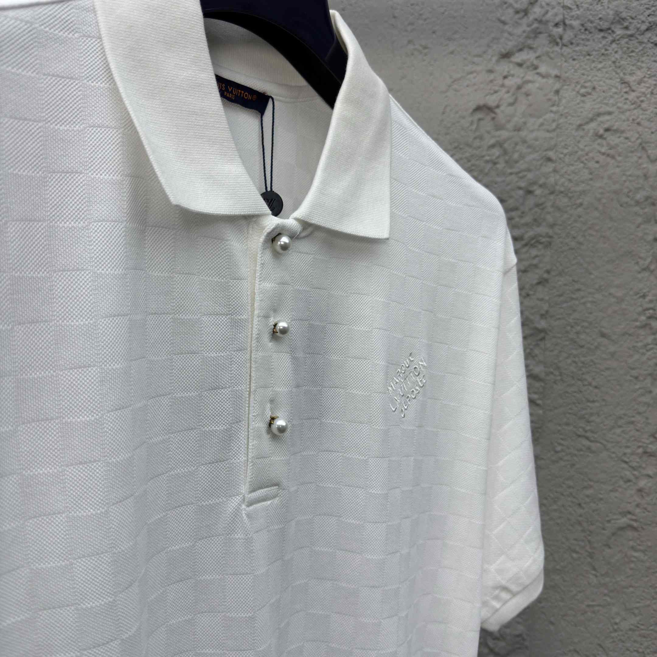 Louis Vuitton Damier Signature Polo Shirt  1AGIL7 - EUR FASHION