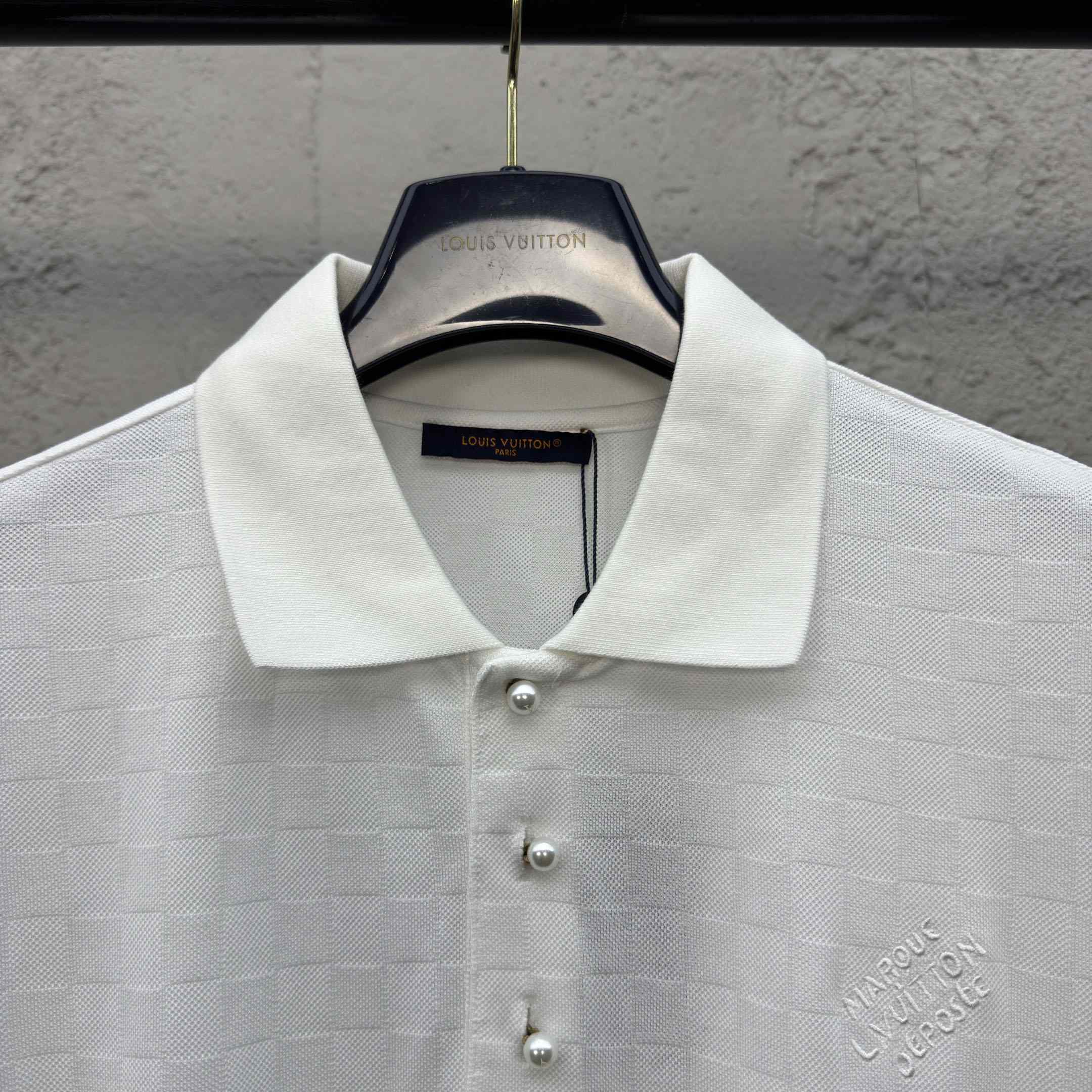 Louis Vuitton Damier Signature Polo Shirt  1AGIL7 - EUR FASHION