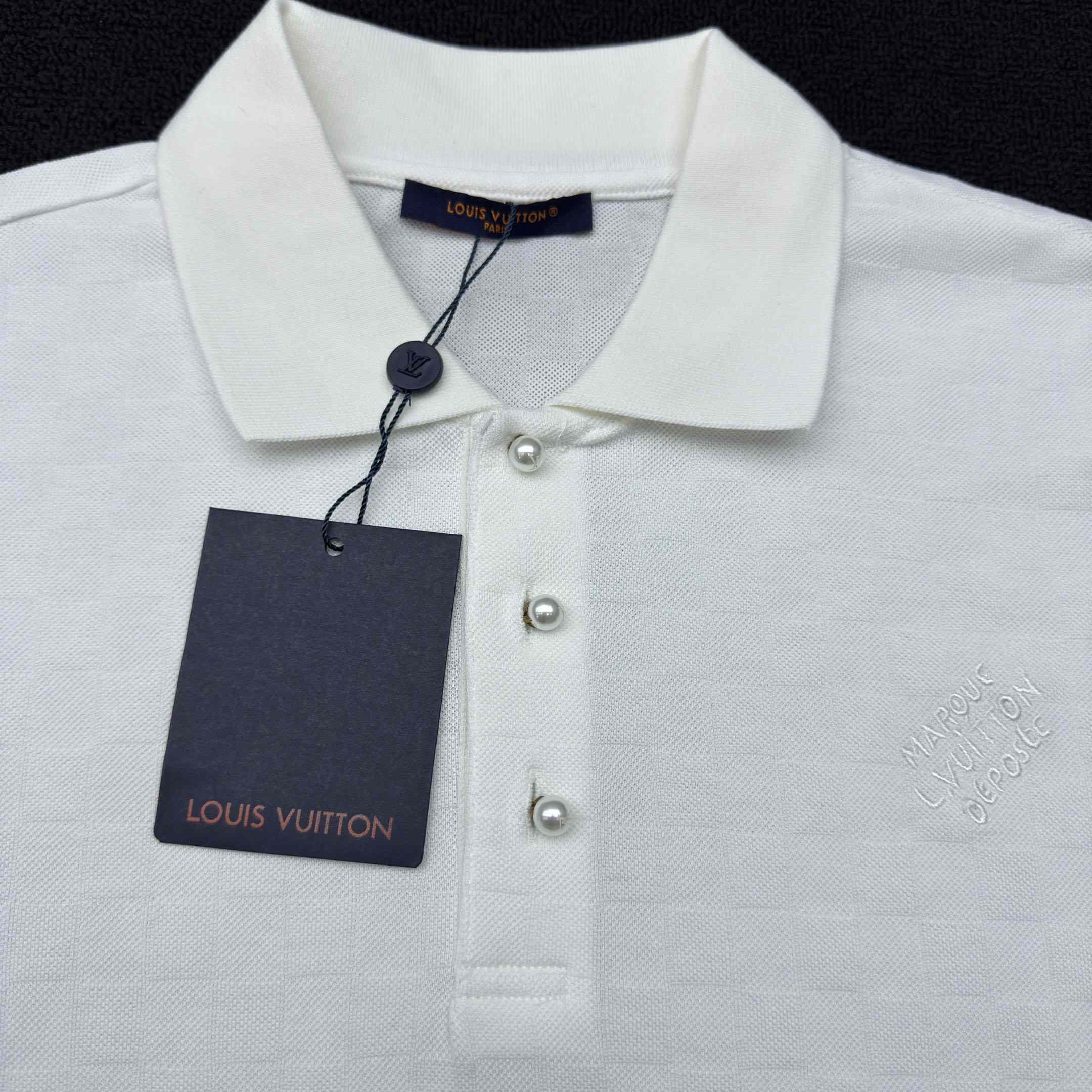 Louis Vuitton Damier Signature Polo Shirt  1AGIL7 - EUR FASHION