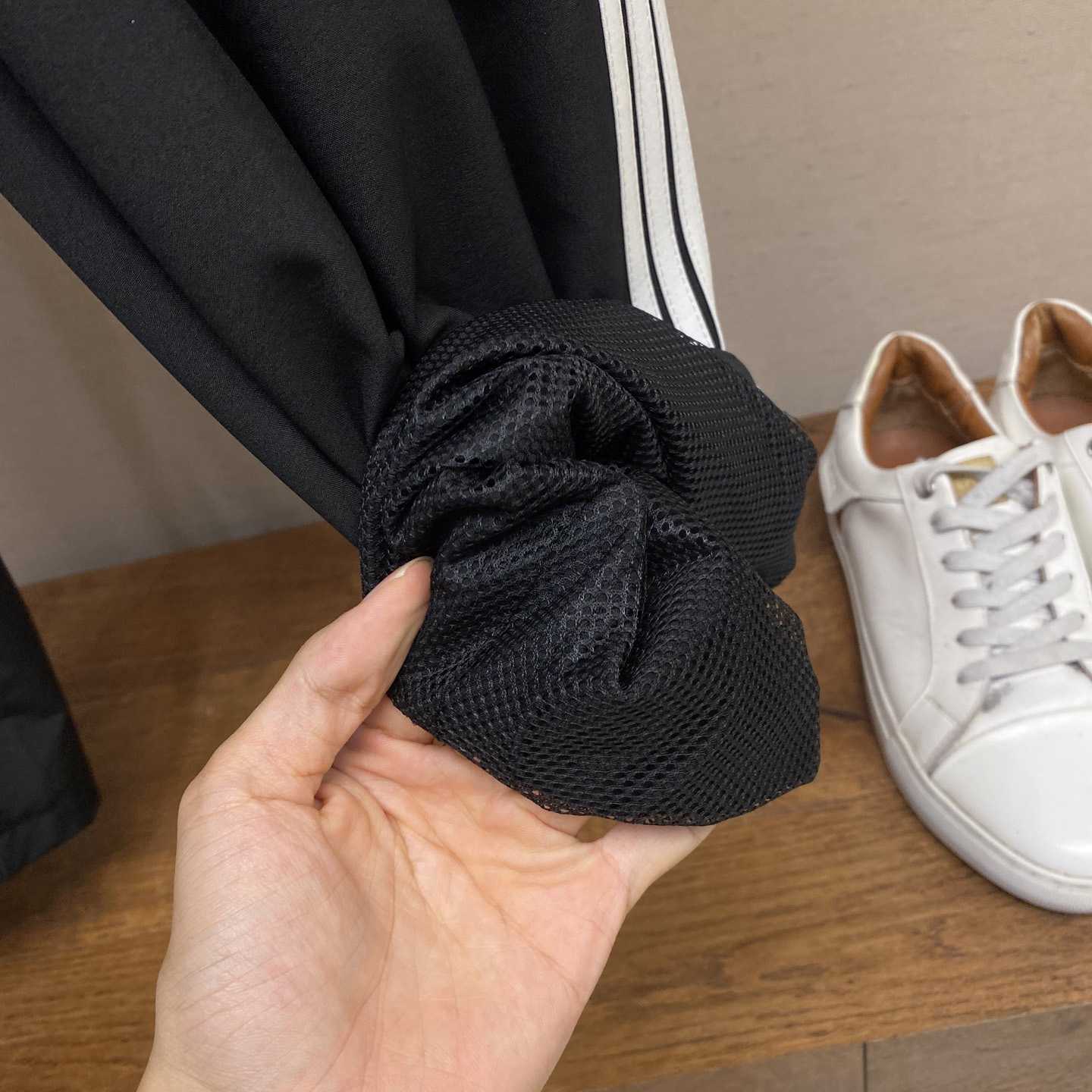 Balenciaga Large Tracksuit Pants In Black Technical Fabric - EUR FASHION
