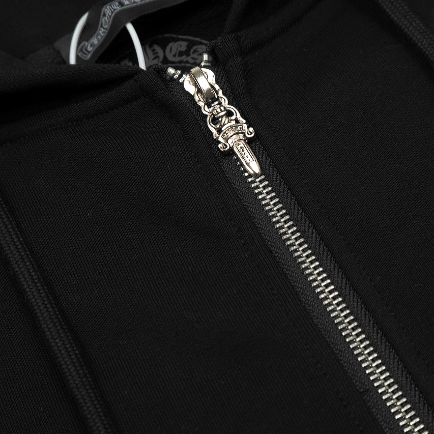 Chrome Hearts Zip Up Hoodie  - EUR FASHION