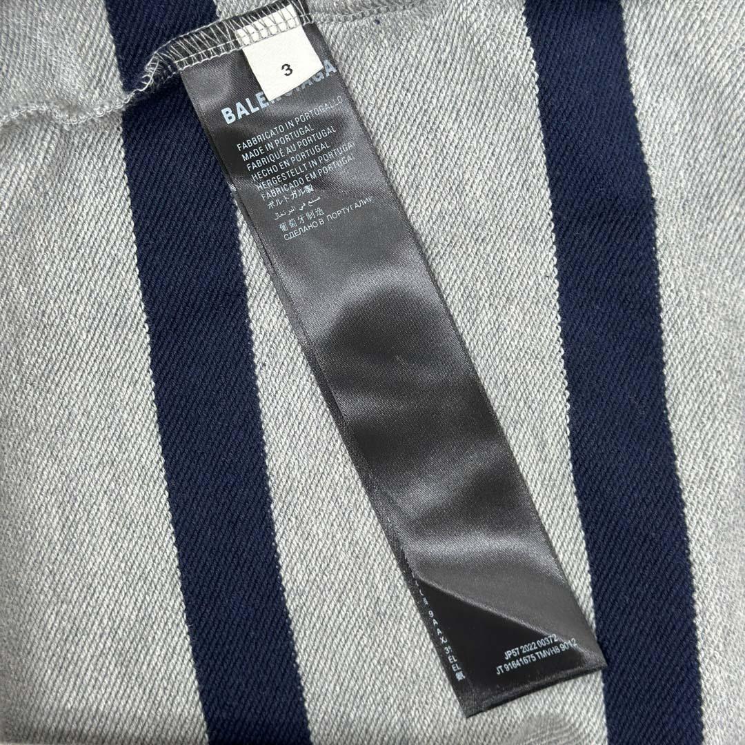 Balenciaga Laurel Classic Oversized Polo In Heavy Grey - EUR FASHION