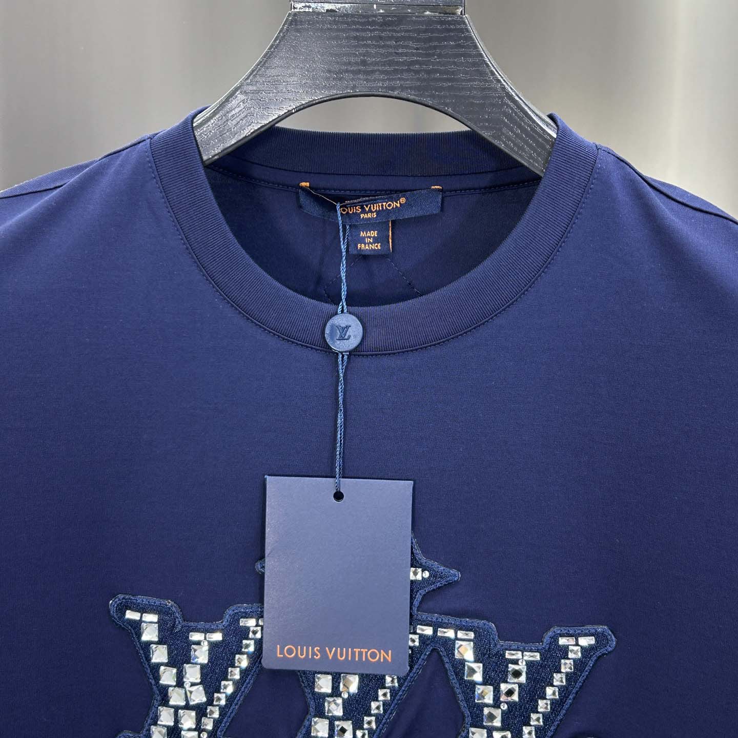 Louis Vuitton Embellished Cotton T-Shirt   1AHCNN - EUR FASHION