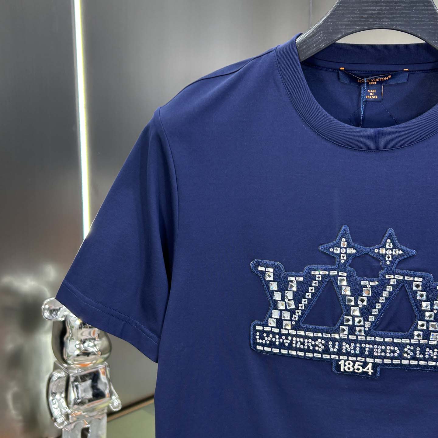 Louis Vuitton Embellished Cotton T-Shirt   1AHCNN - EUR FASHION