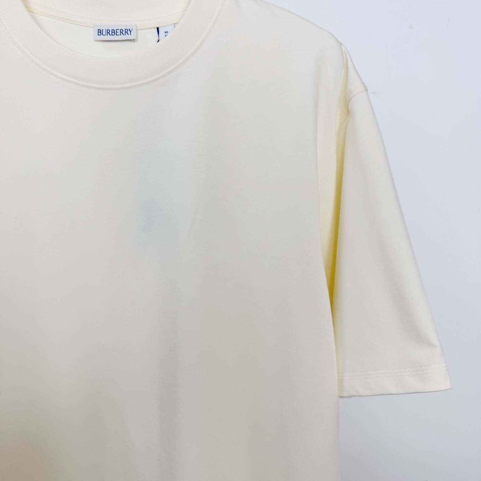 Burberry Check Label Cotton T-shirt  - EUR FASHION