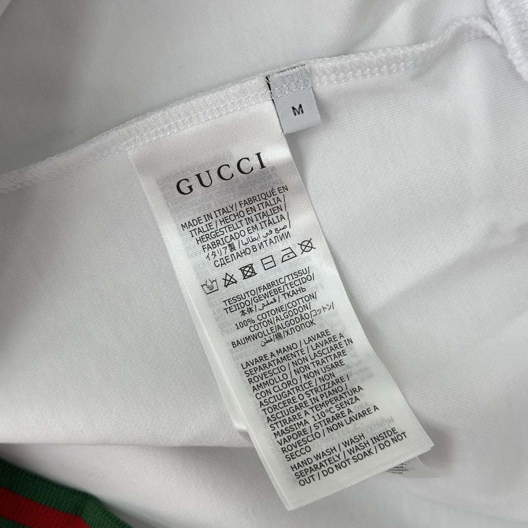 Gucci Cotton Piquet Sweatshirt With Web - EUR FASHION