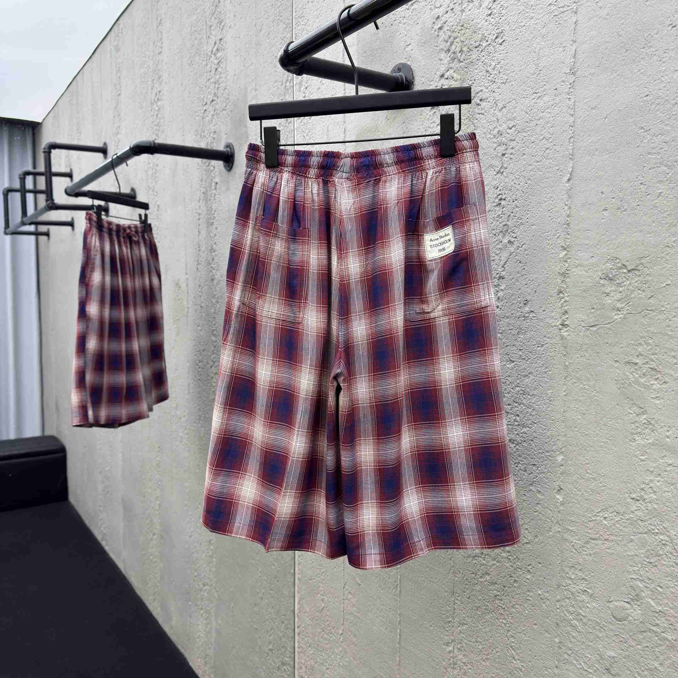 Acne Studios Check Shorts  - EUR FASHION