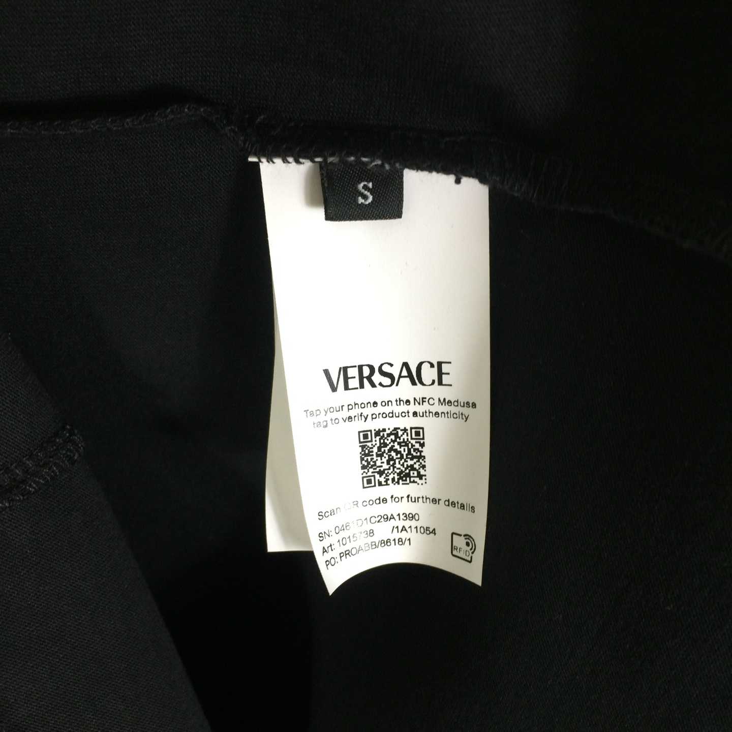 Versace  Embroidered Medusa Milano T-Shirt - EUR FASHION