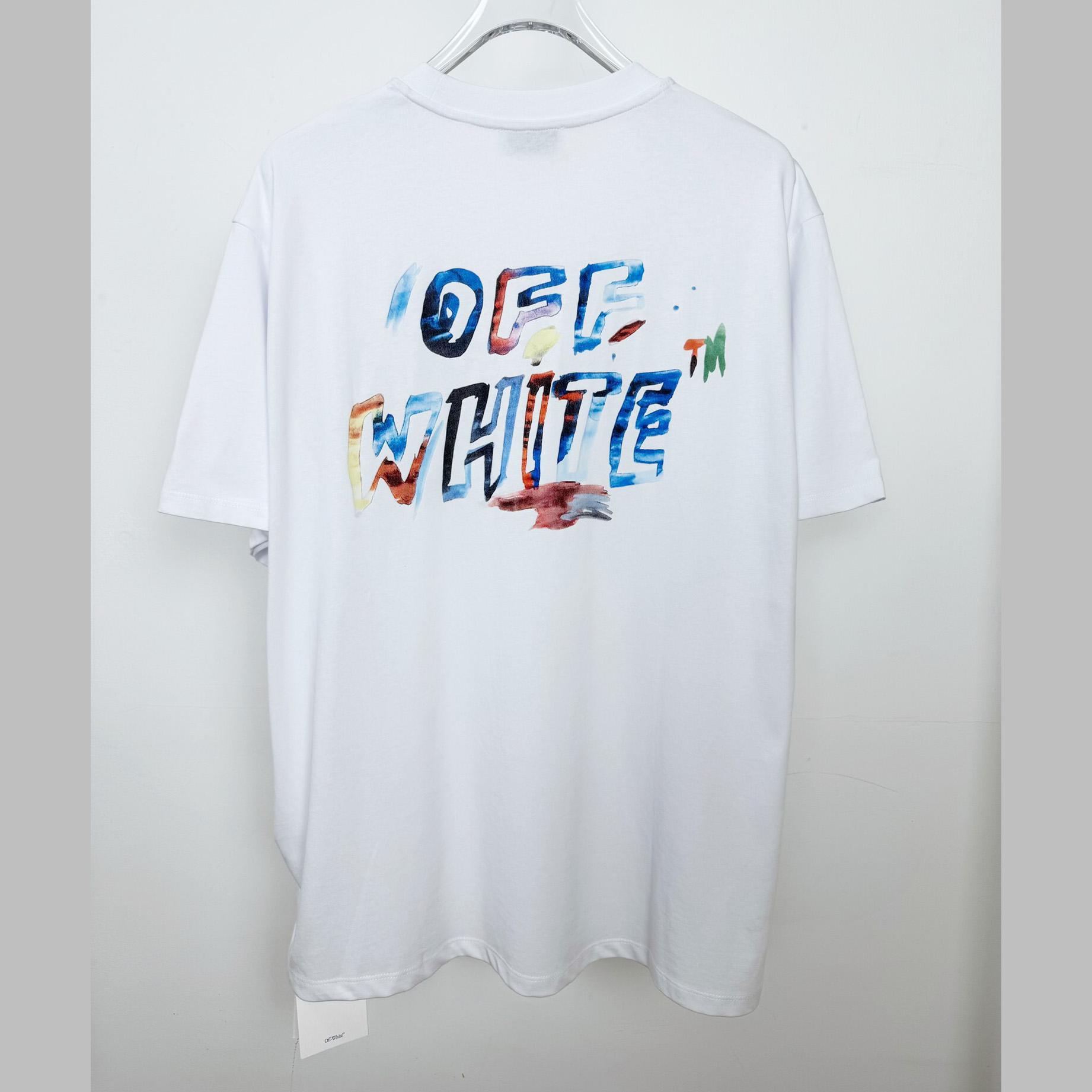 Off-White Watercolor Arrow T-Shirt - EUR FASHION
