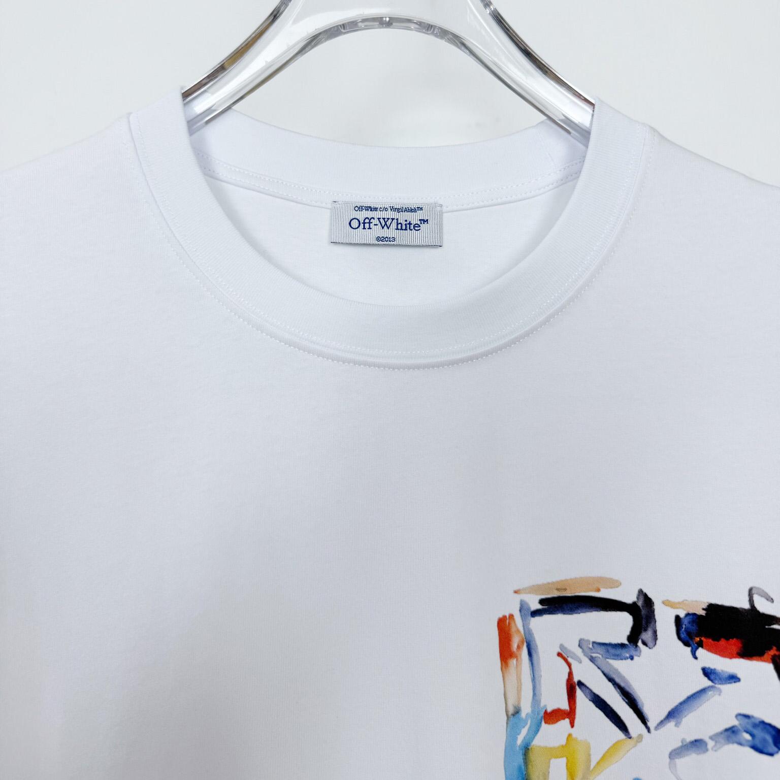 Off-White Watercolor Arrow T-Shirt - EUR FASHION