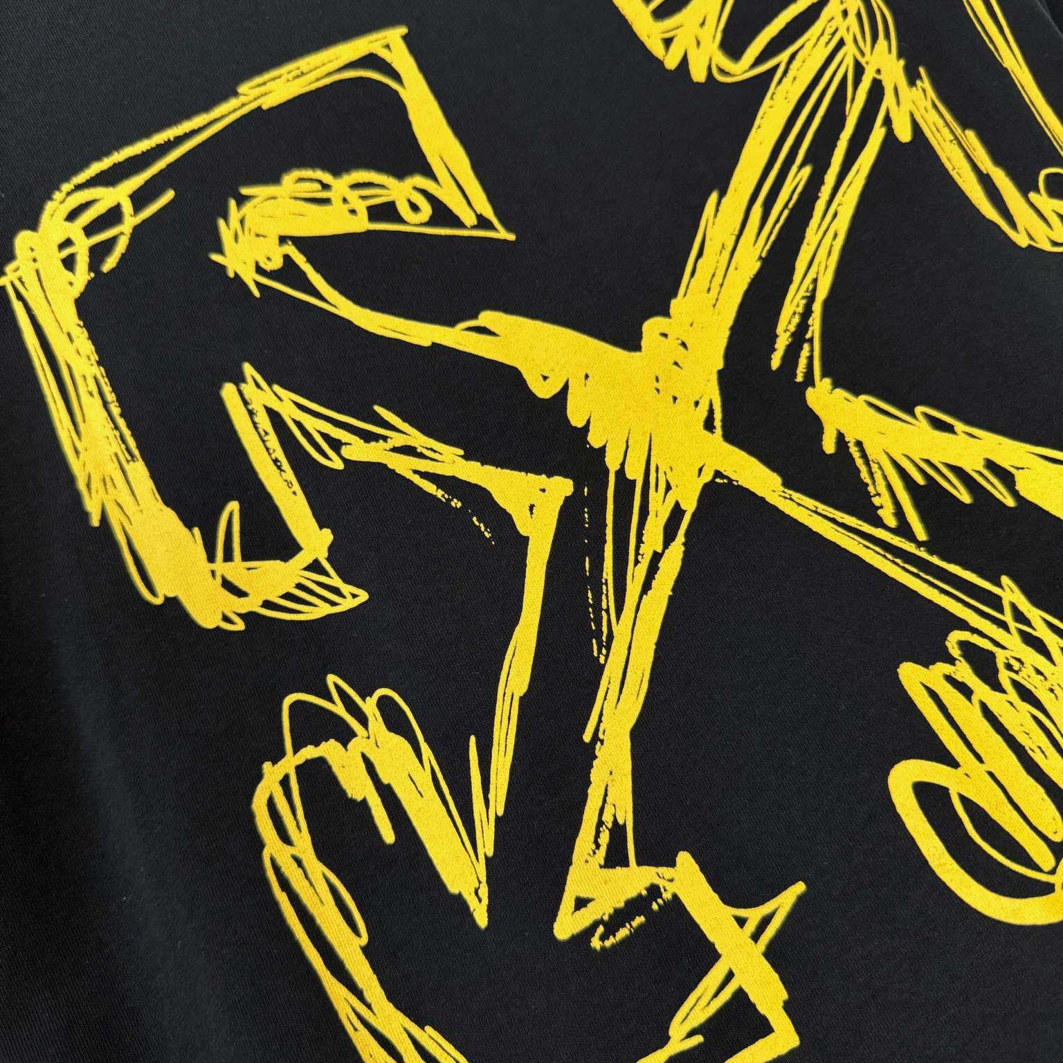 Off White Sketch Arrow T-Shirt - EUR FASHION