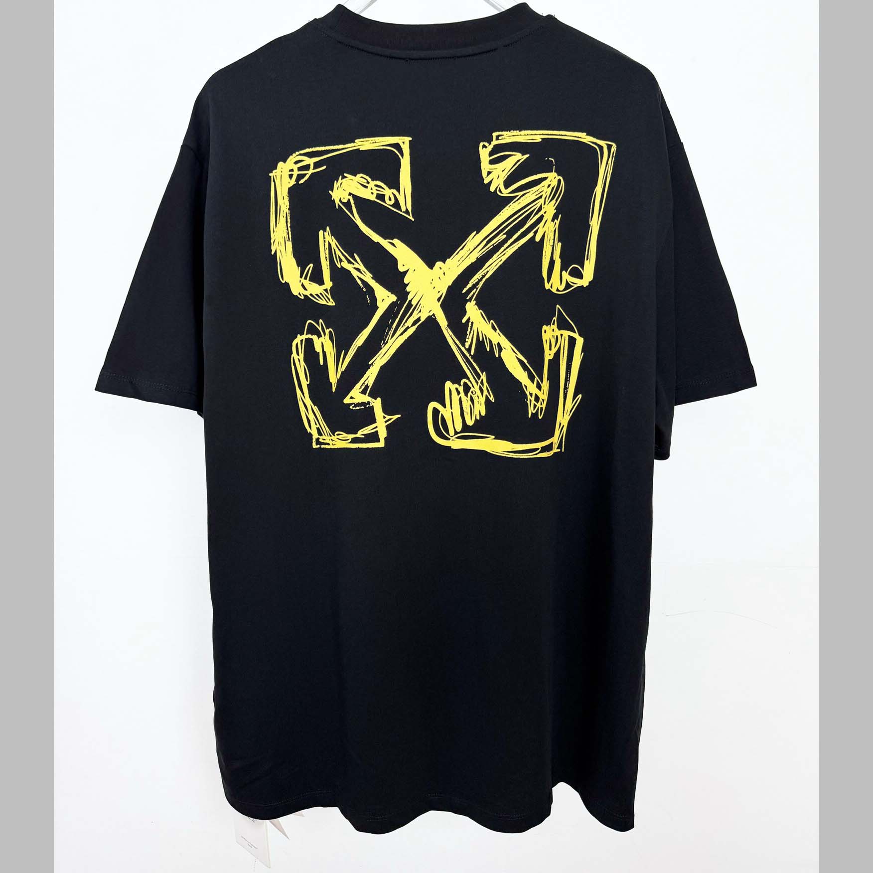 Off White Sketch Arrow T-Shirt - EUR FASHION