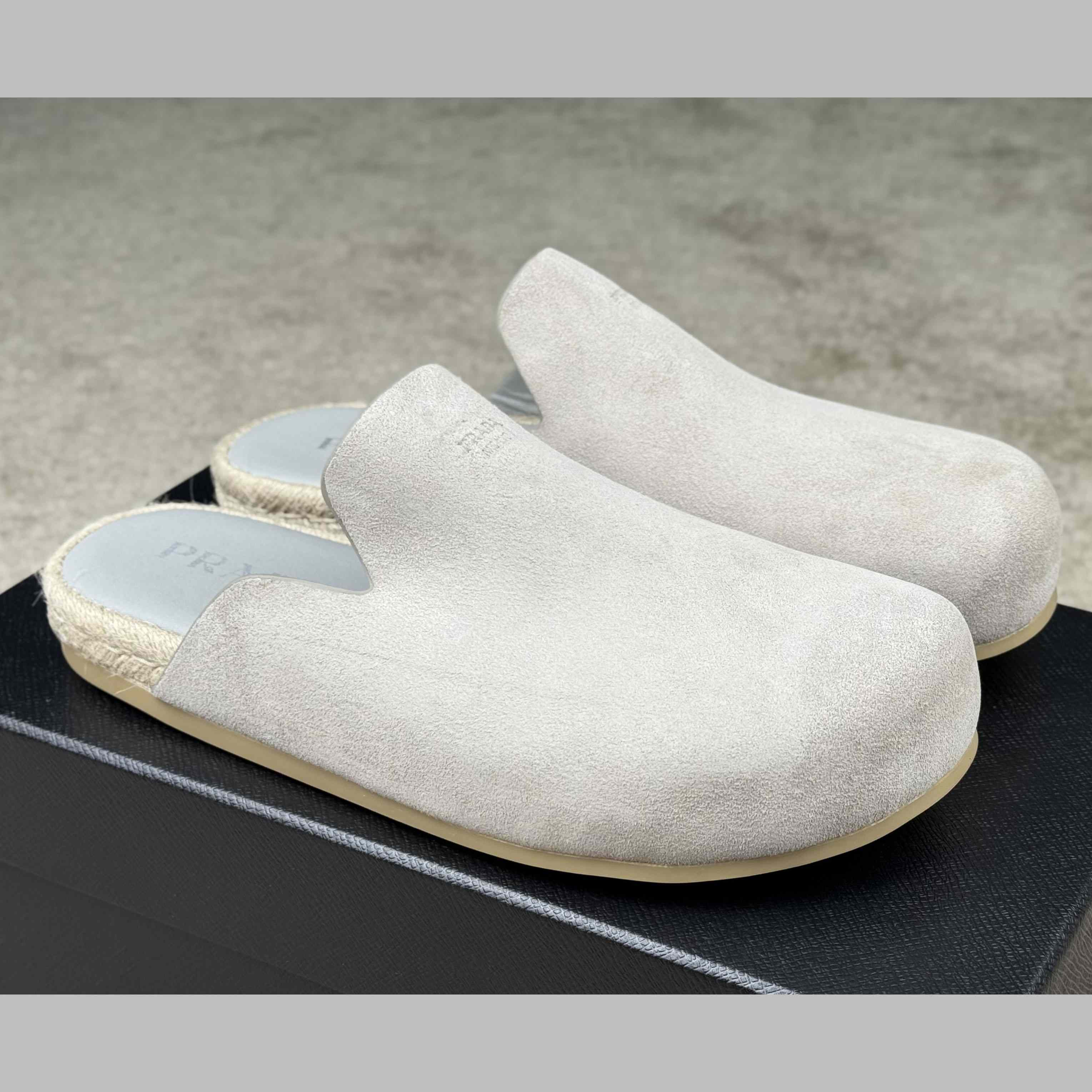 Prada Suede Mules - EUR FASHION