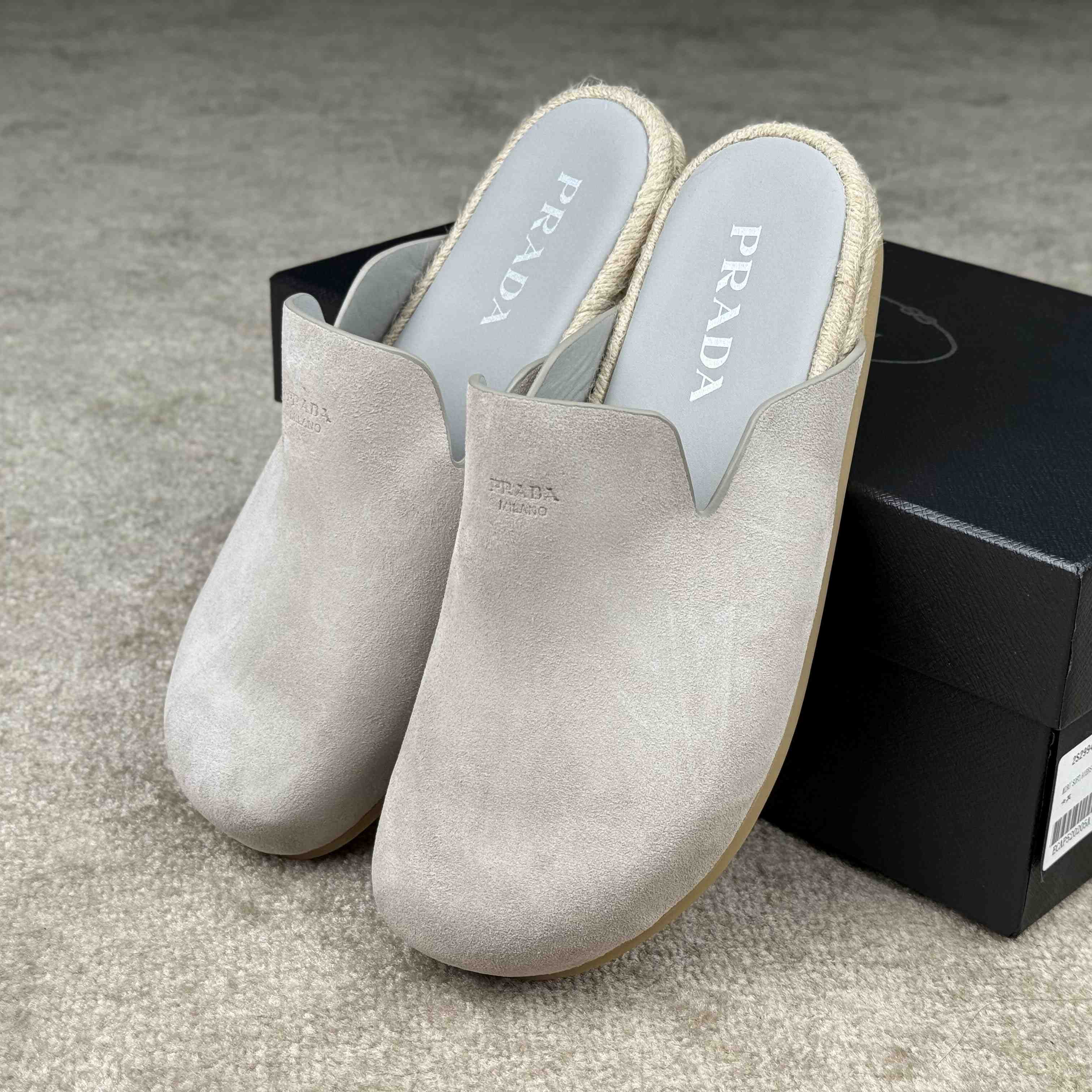 Prada Suede Mules - EUR FASHION