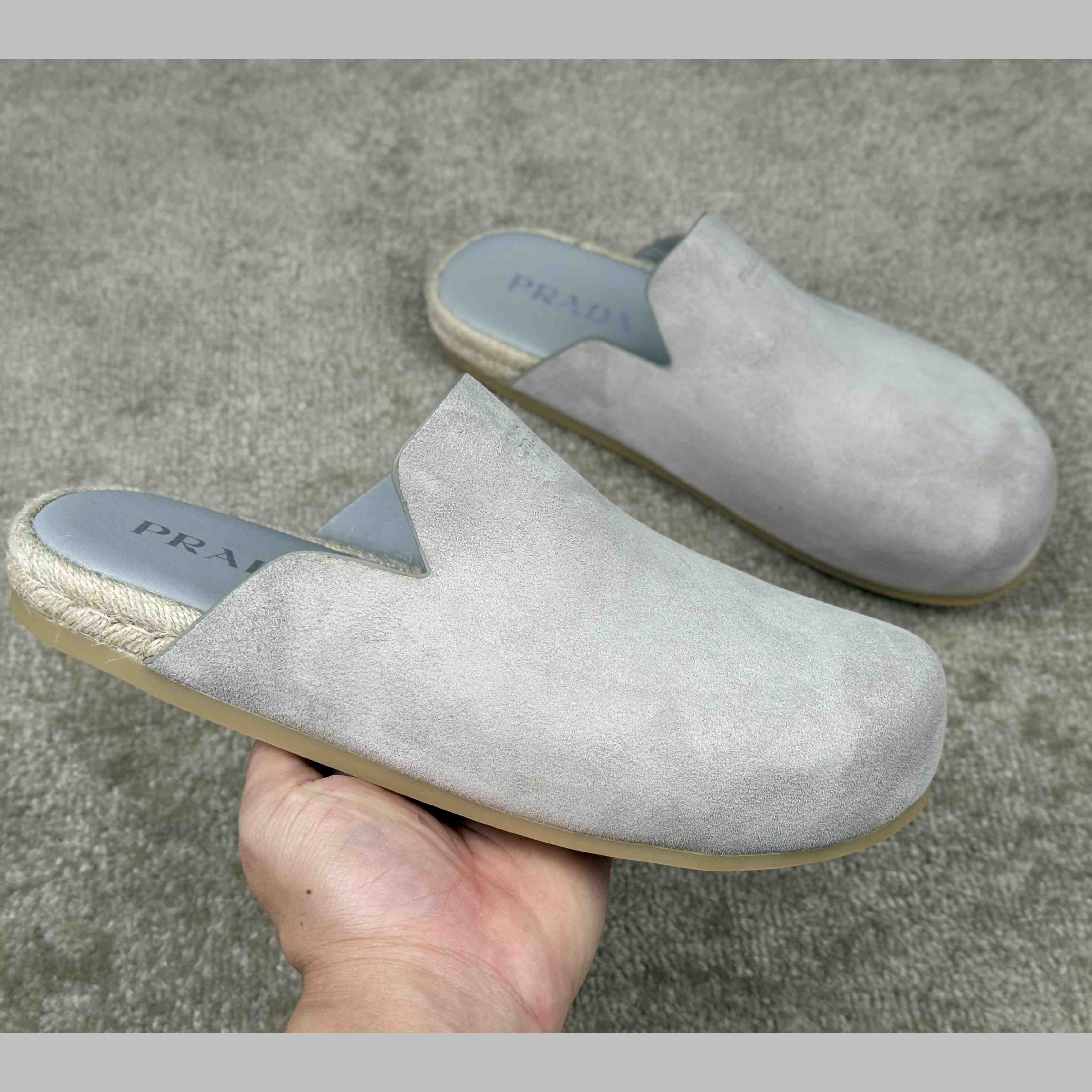 Prada Suede Mules - EUR FASHION