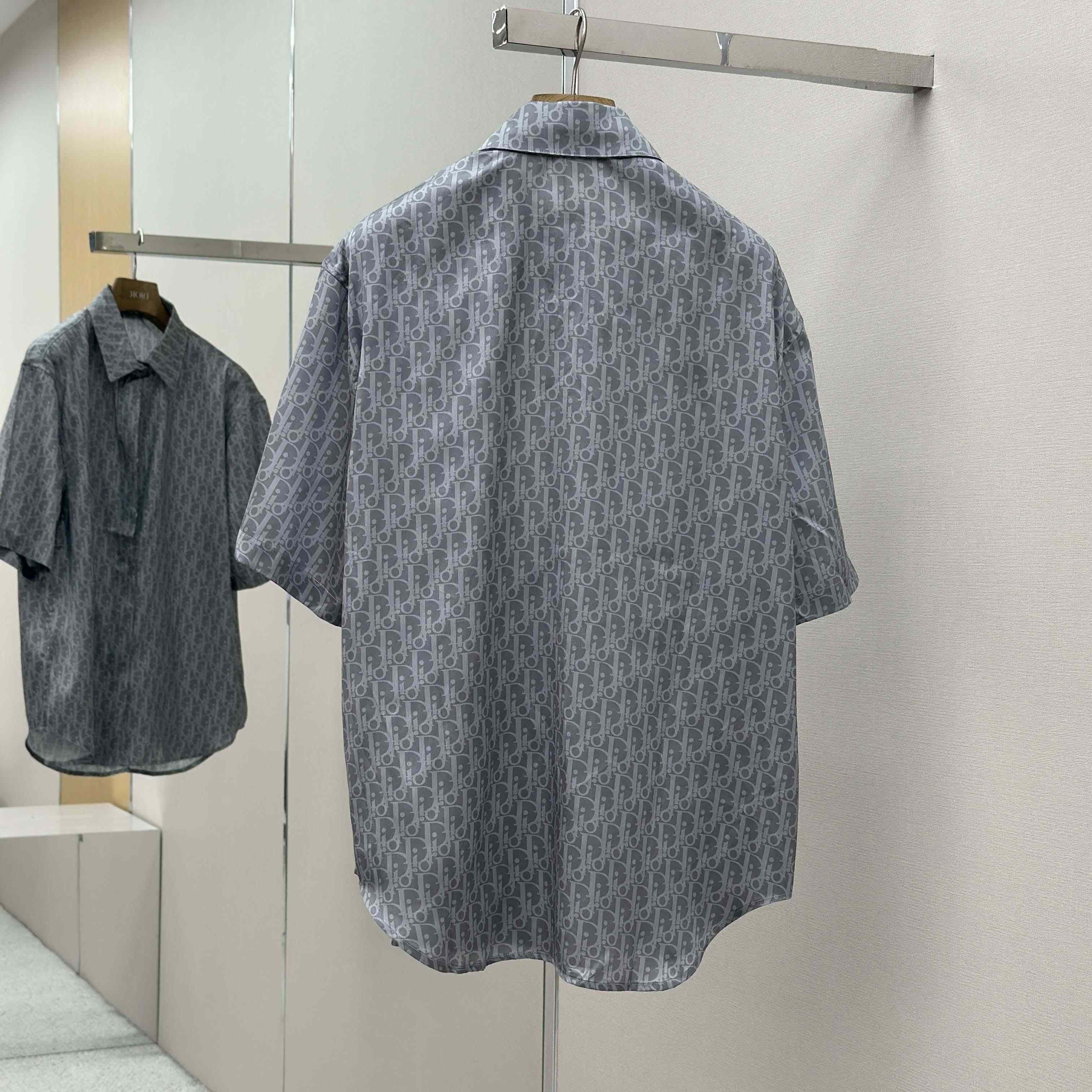 Dior Oblique Short-Sleeved Shirt - EUR FASHION