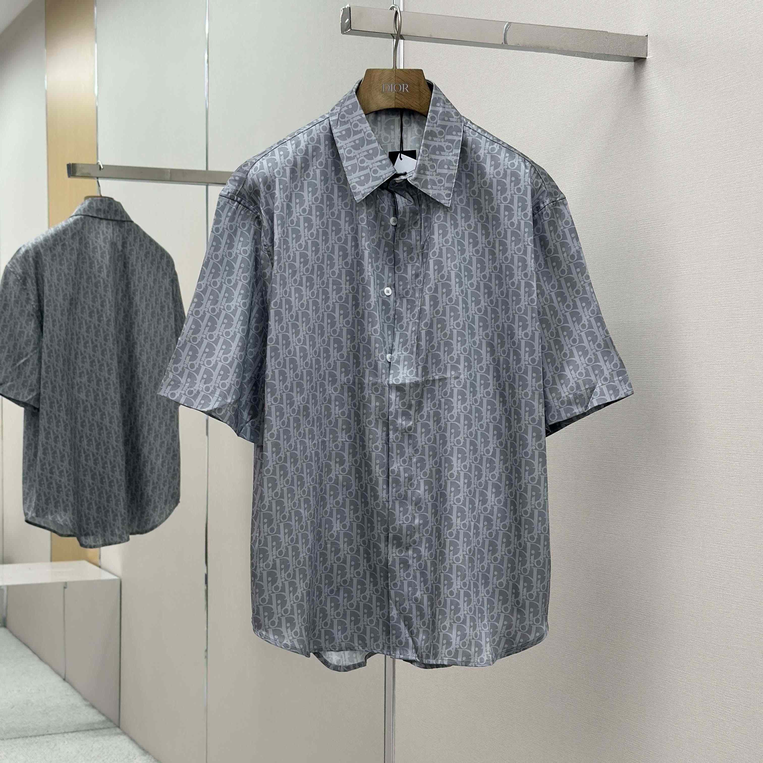 Dior Oblique Short-Sleeved Shirt - EUR FASHION
