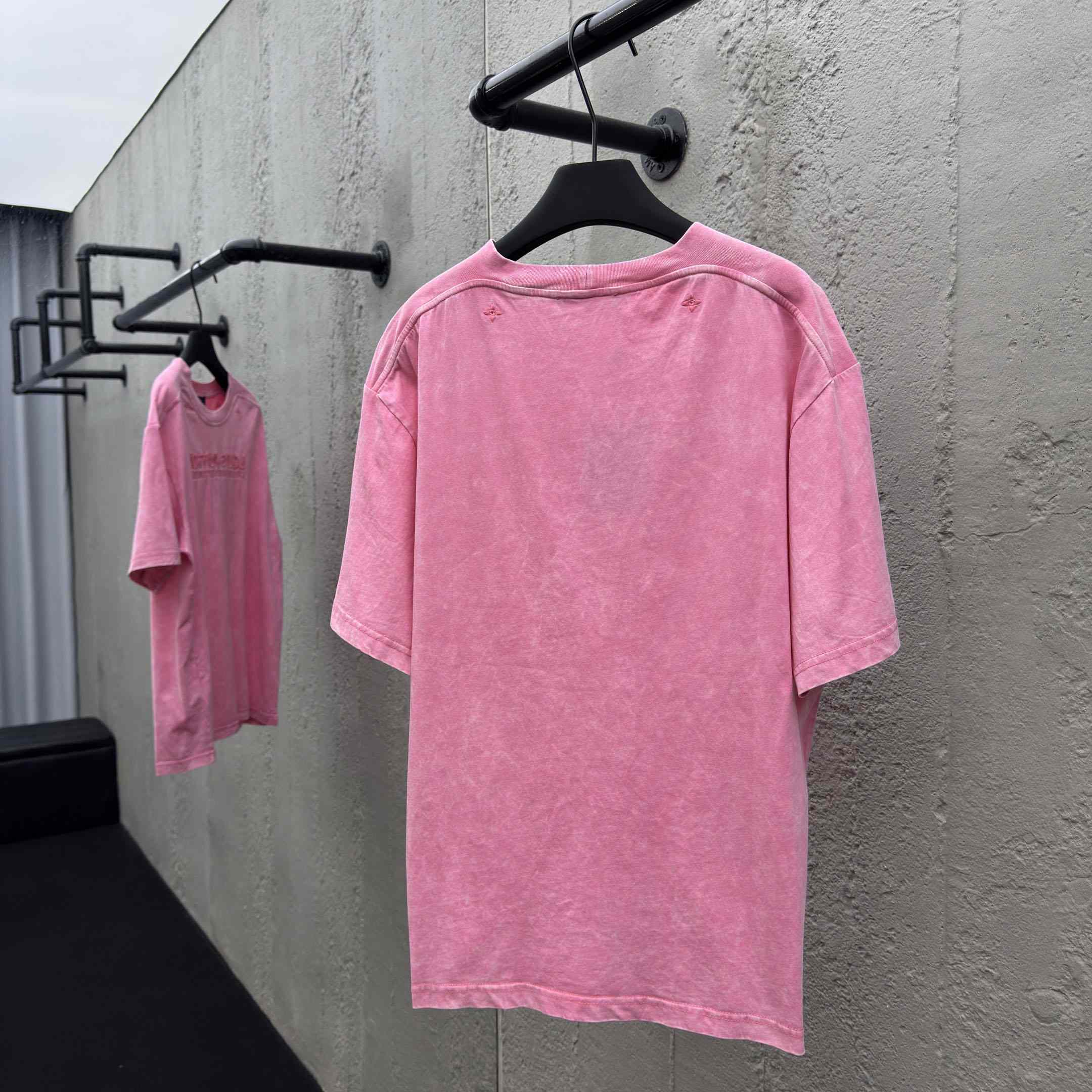 Louis Vuitton Washed Ribbed T-Shirt   1AHWA0 - EUR FASHION