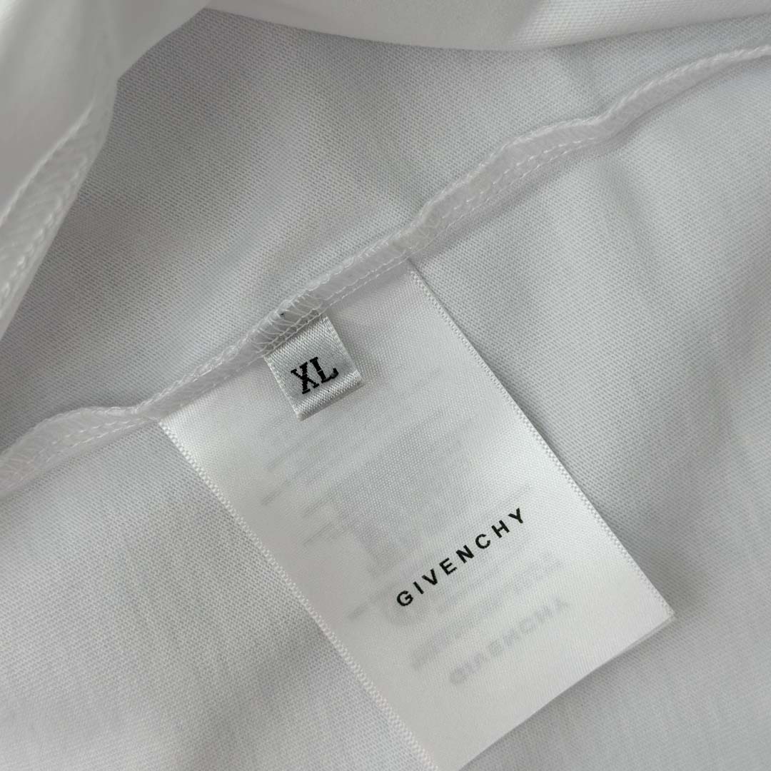 Givenchy T-shirt In Cotton With GIVENCHY Stamp Print - EUR FASHION