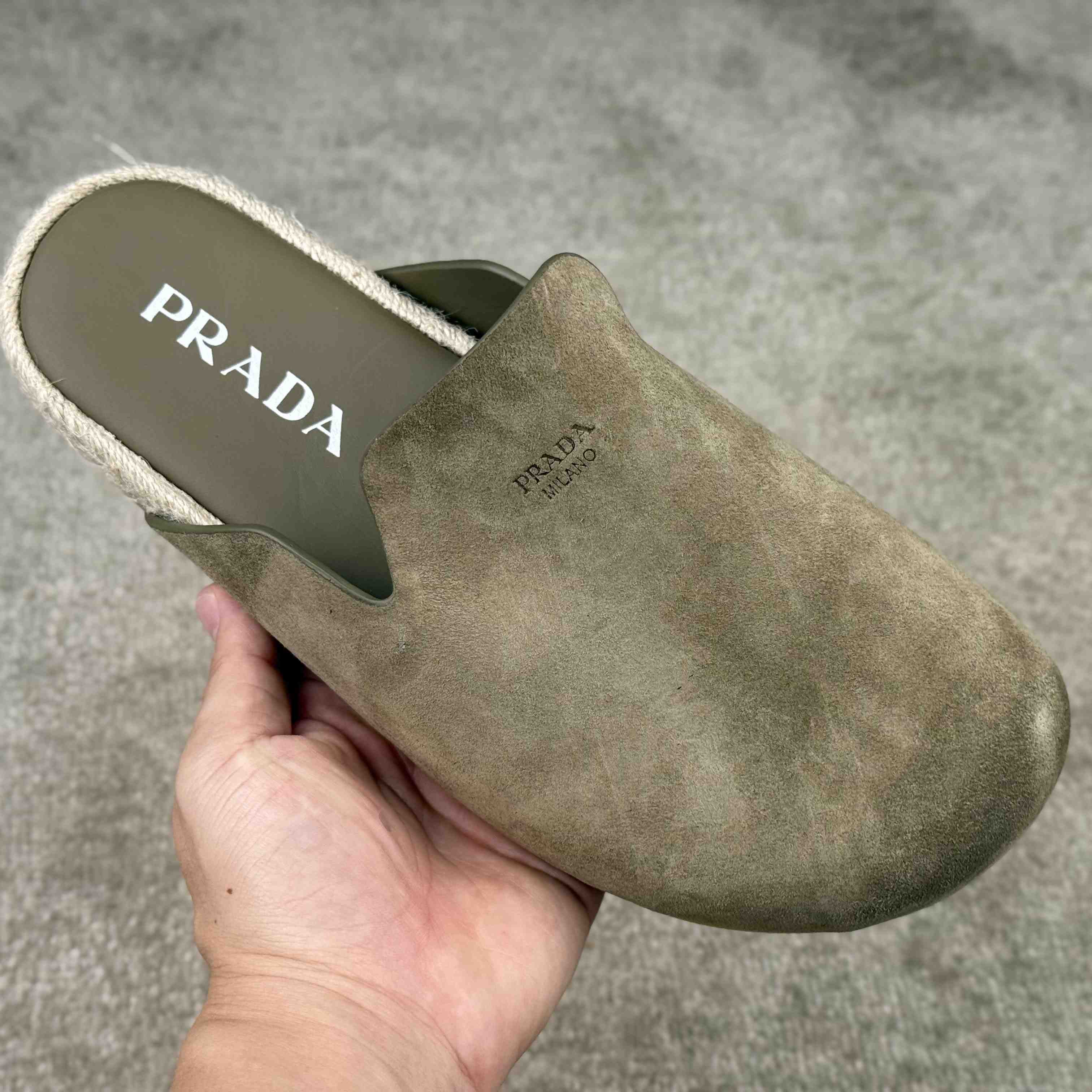 Prada Suede Mules - EUR FASHION