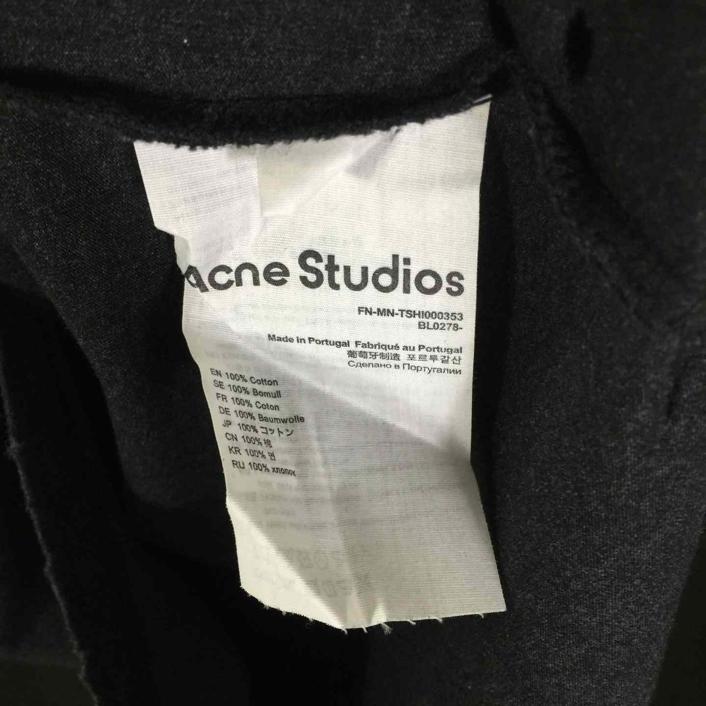 Acne Studios Relaxed Fit Logo T-shirt - EUR FASHION