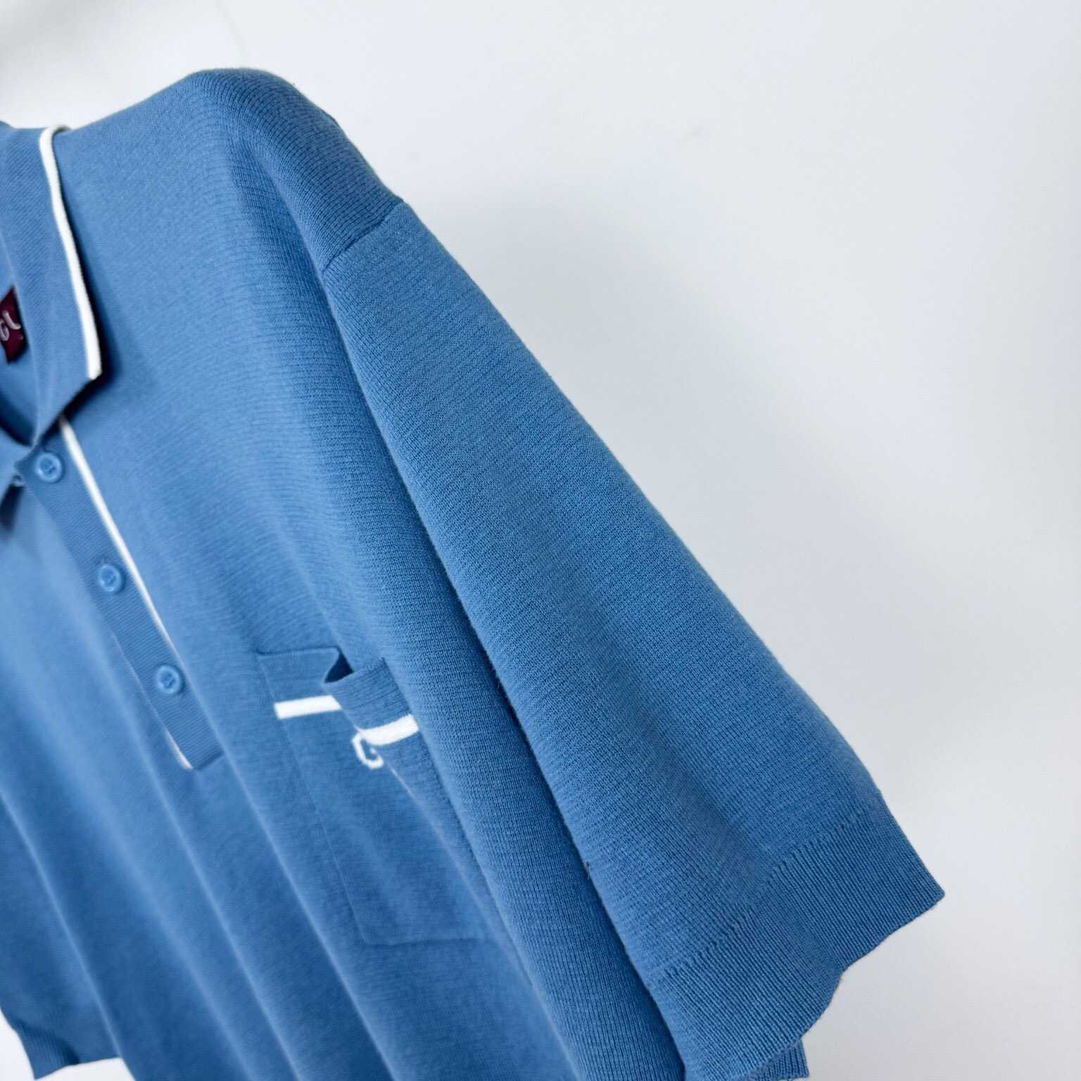 Gucci Gg Silk And Cotton Jacquard Polo Shirt - EUR FASHION