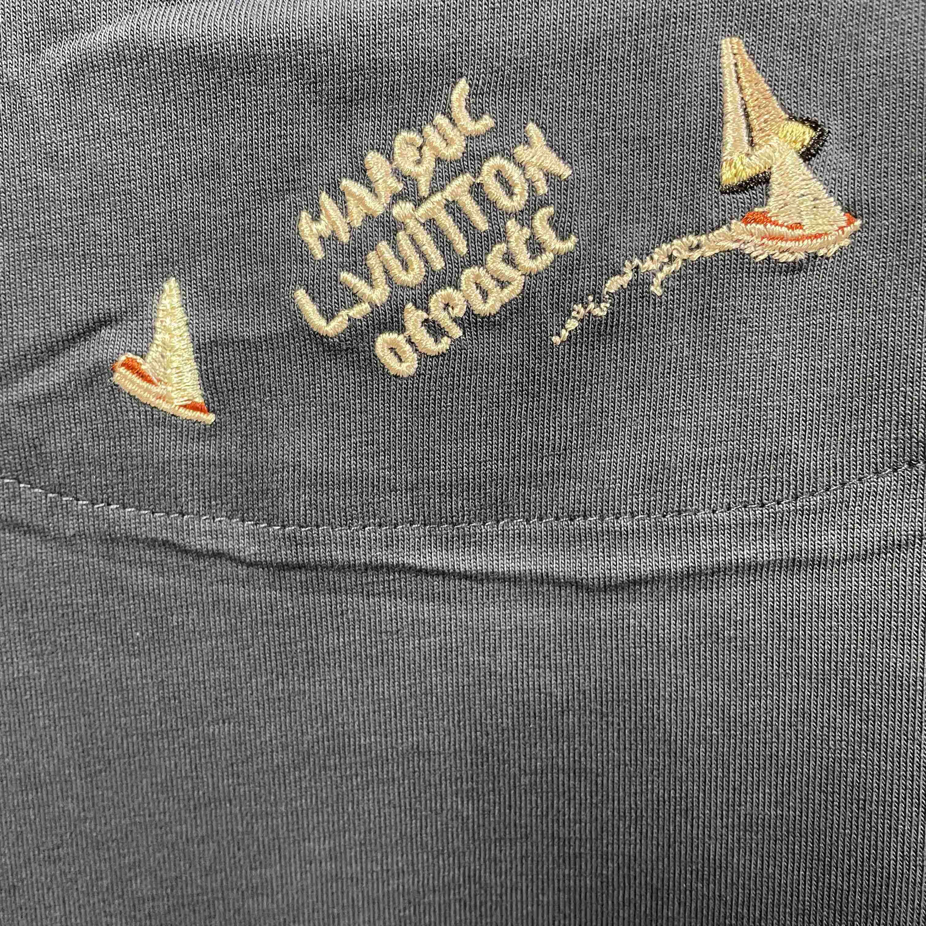 Louis Vuitton Embroidered Cotton T-Shirt   1AHW62 - EUR FASHION