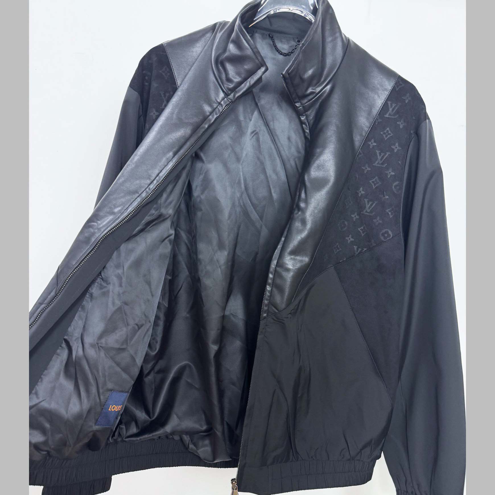 Louis Vuitton Leather Mix Track Top   1AHVM1 - EUR FASHION