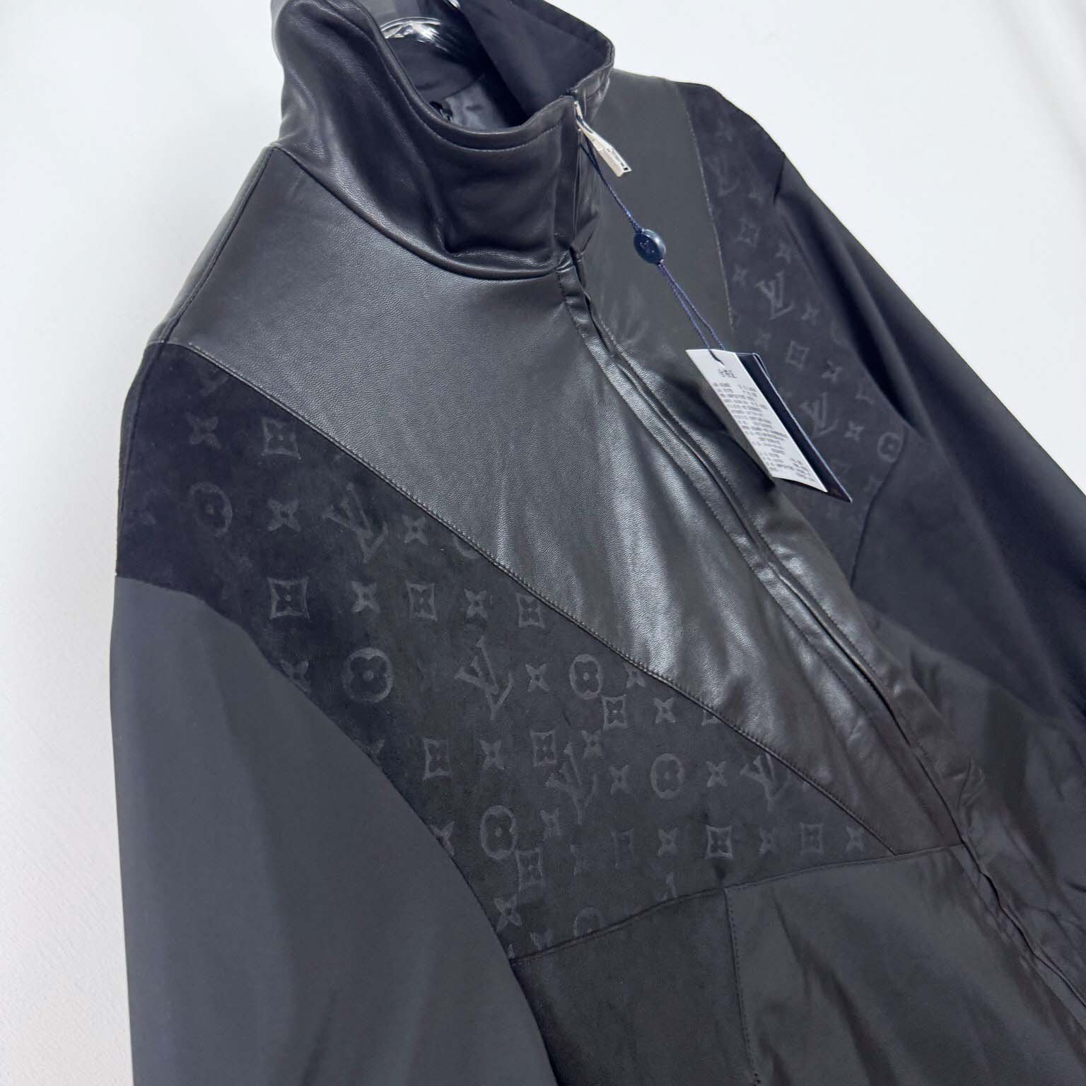 Louis Vuitton Leather Mix Track Top   1AHVM1 - EUR FASHION