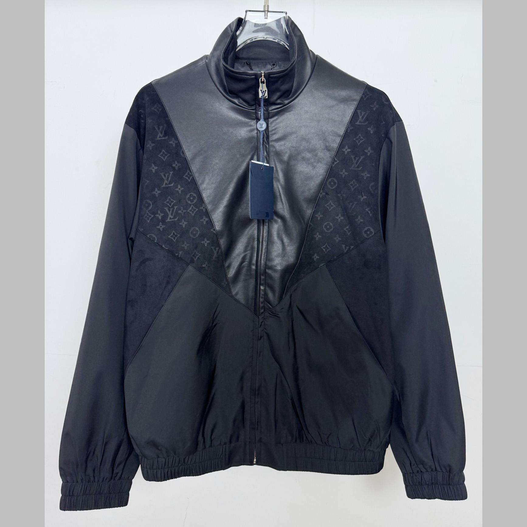 Louis Vuitton Leather Mix Track Top   1AHVM1 - EUR FASHION