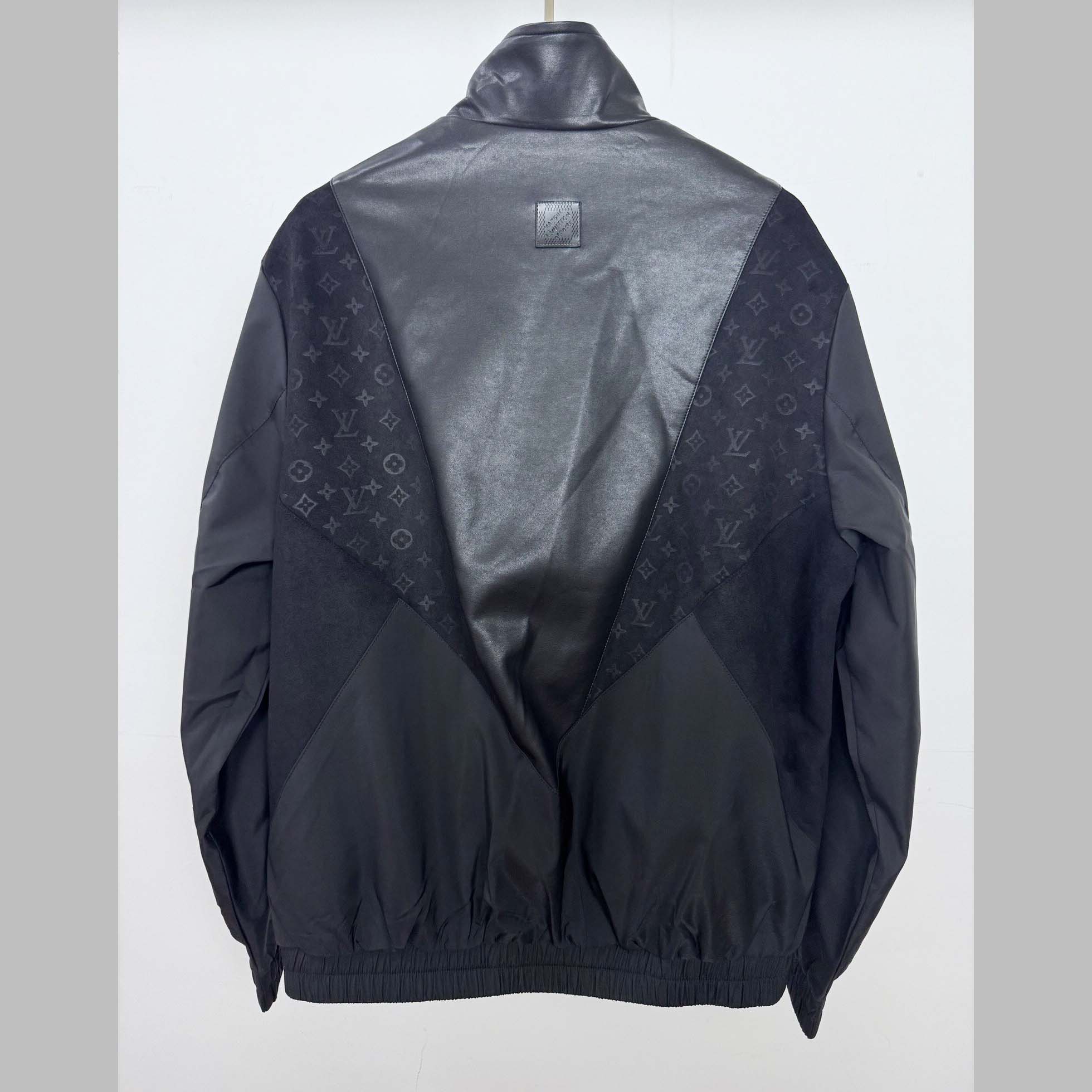 Louis Vuitton Leather Mix Track Top   1AHVM1 - EUR FASHION