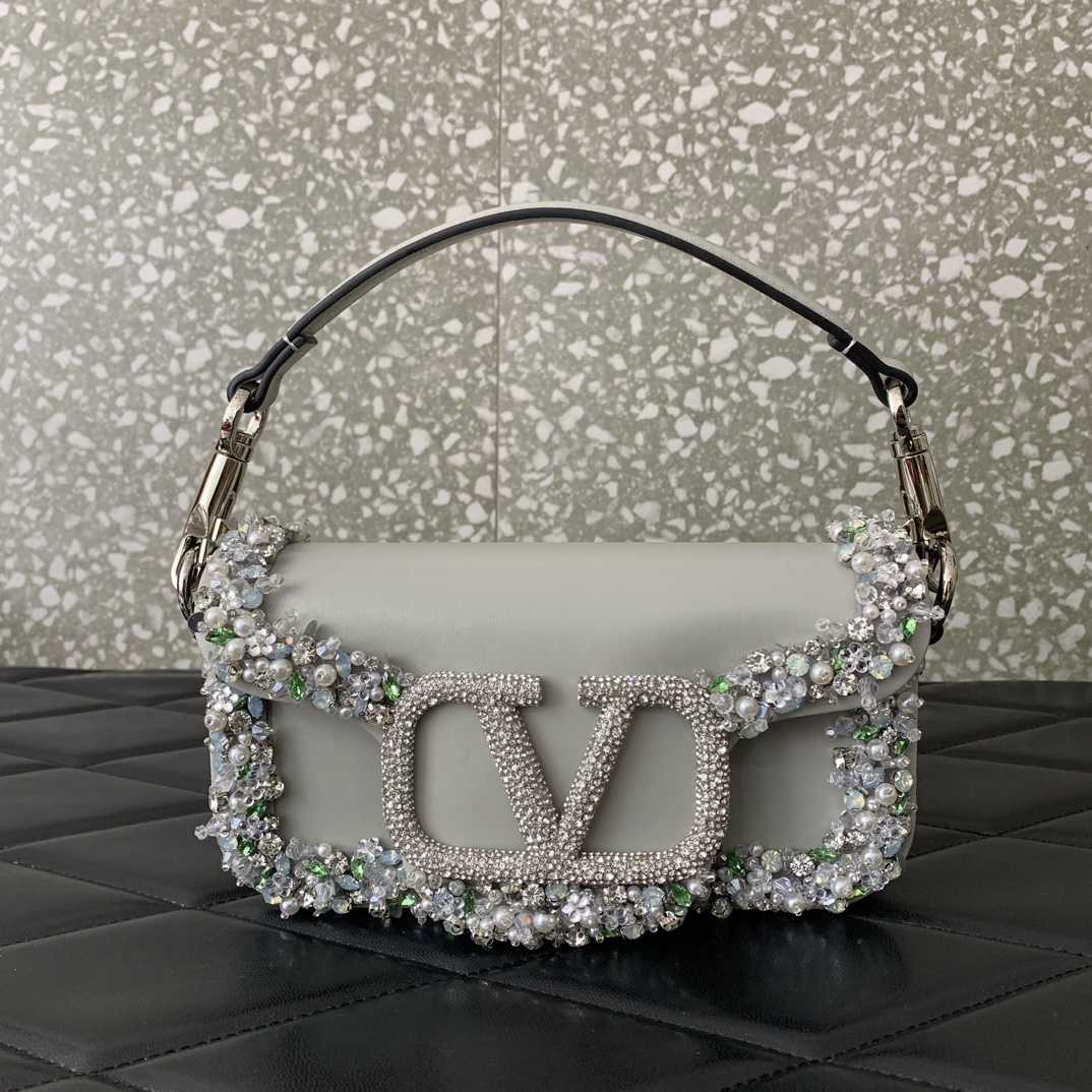 Valenti Garavani Locò Small Embroidered  Shoulder Bag - EUR FASHION