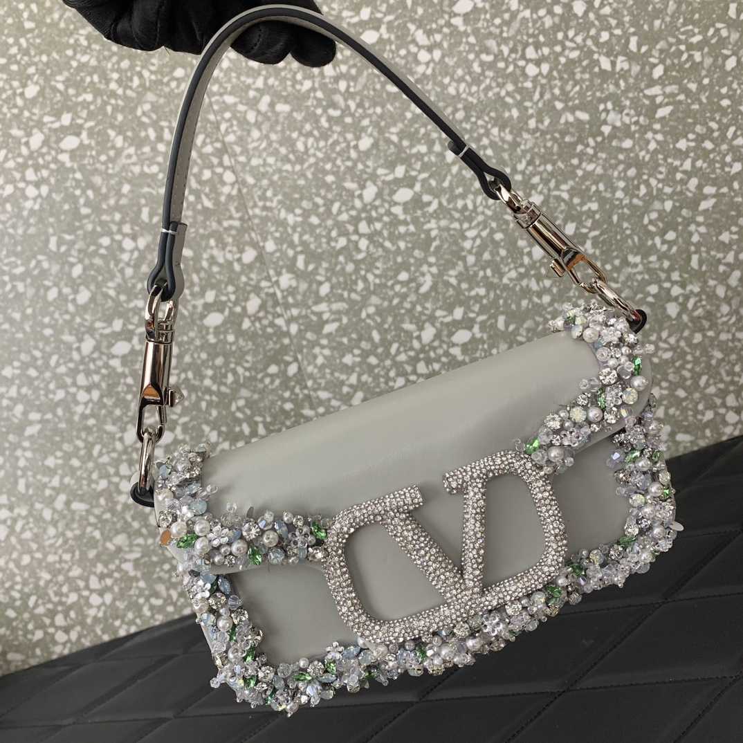 Valenti Garavani Locò Small Embroidered  Shoulder Bag - EUR FASHION