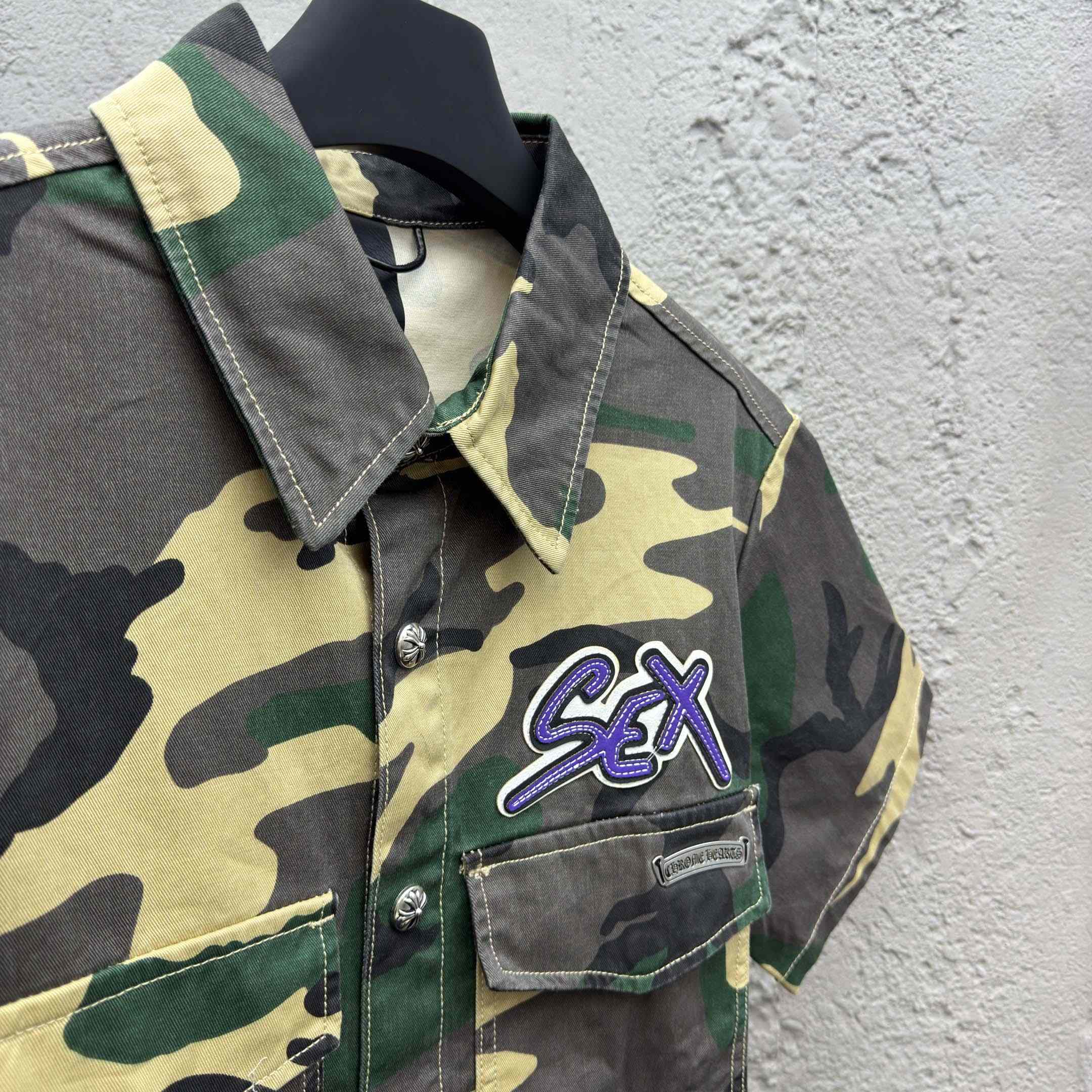 Chrome Hearts Sex Records Button Up Shirt - EUR FASHION