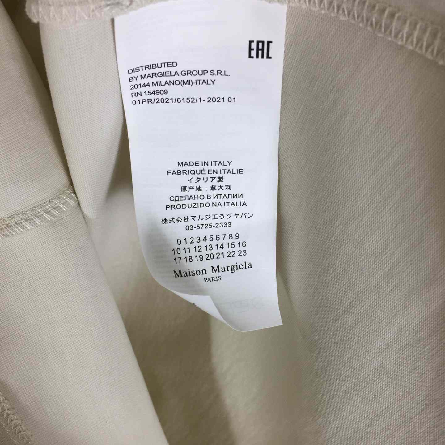 Maison Margiela cotton-jersey T-shirt - EUR FASHION