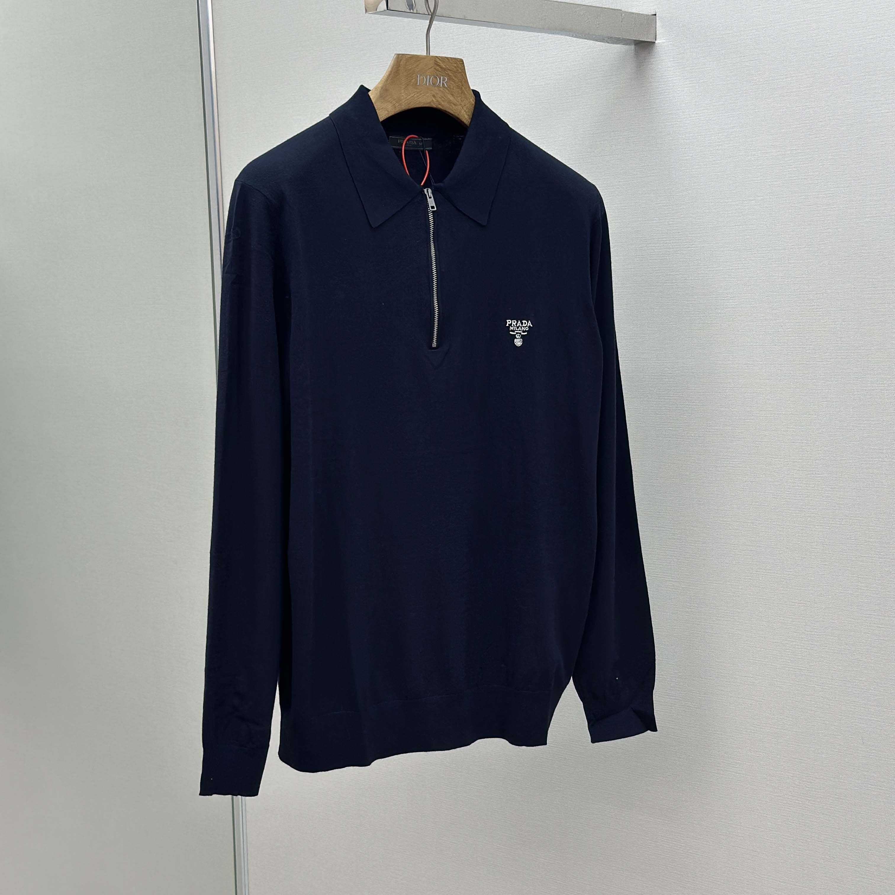 Prada Superfine Wool Polo Shirt - EUR FASHION