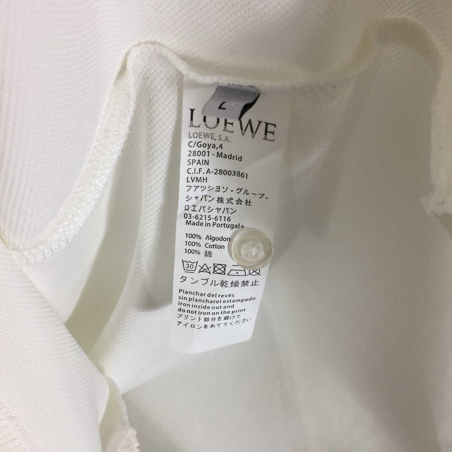Loewe Logo Cotton Polo Shirt - EUR FASHION