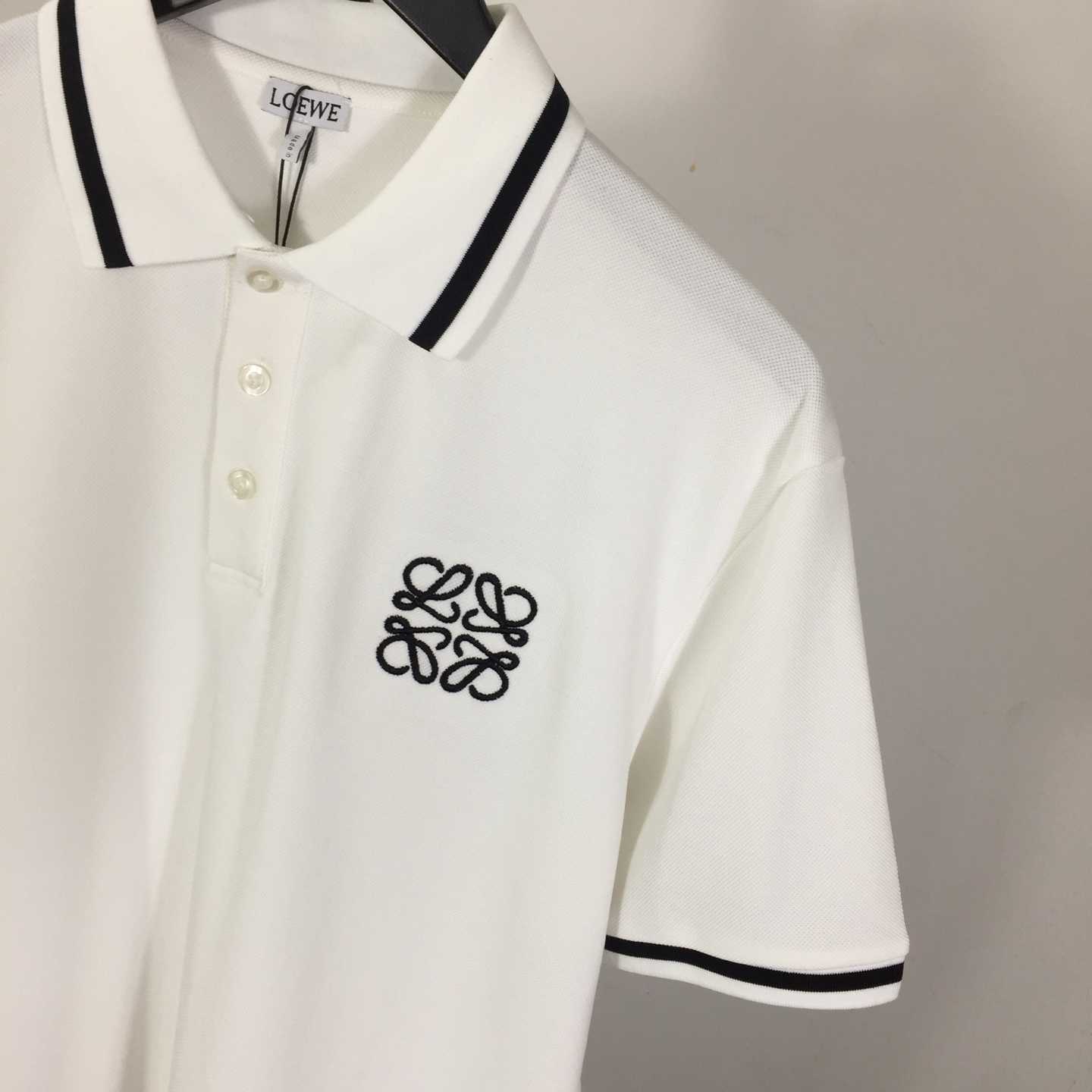 Loewe Logo Cotton Polo Shirt - EUR FASHION