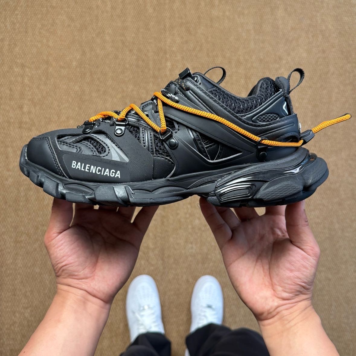 Balenciaga Track Trail Laces Sneaker In Black - EUR FASHION