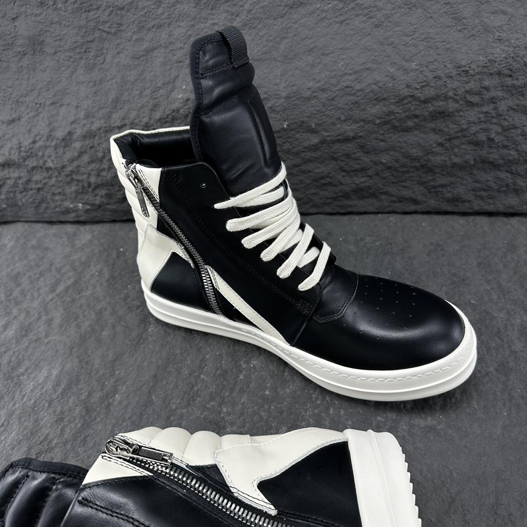 Rick Owens Geobasket High Top Sneakers - EUR FASHION
