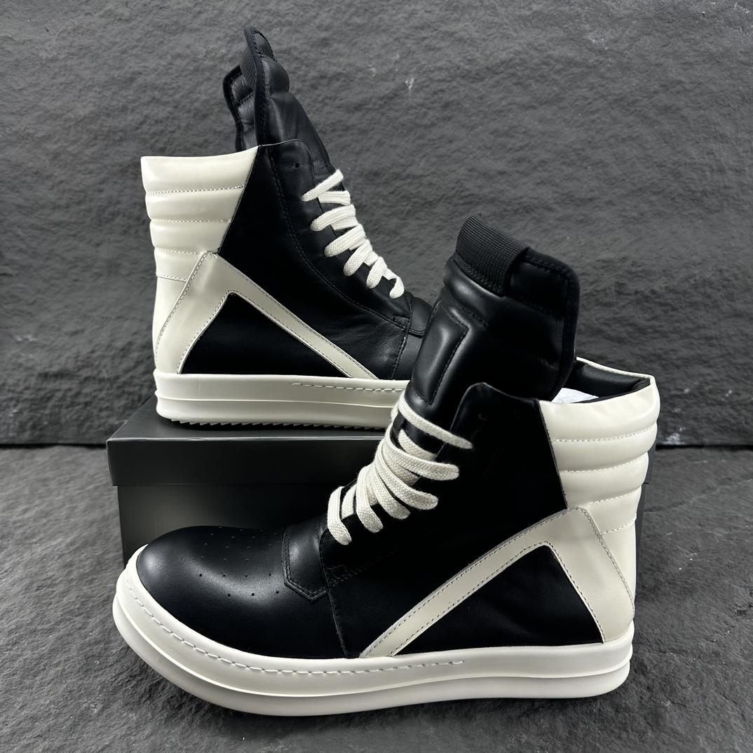Rick Owens Geobasket High Top Sneakers - EUR FASHION