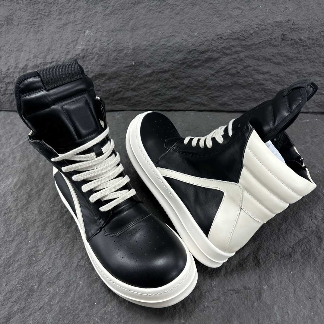 Rick Owens Geobasket High Top Sneakers - EUR FASHION