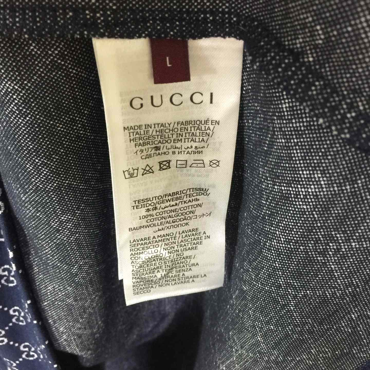 Gucci GG Cotton Jersey Jacquard Polo Shirt - EUR FASHION