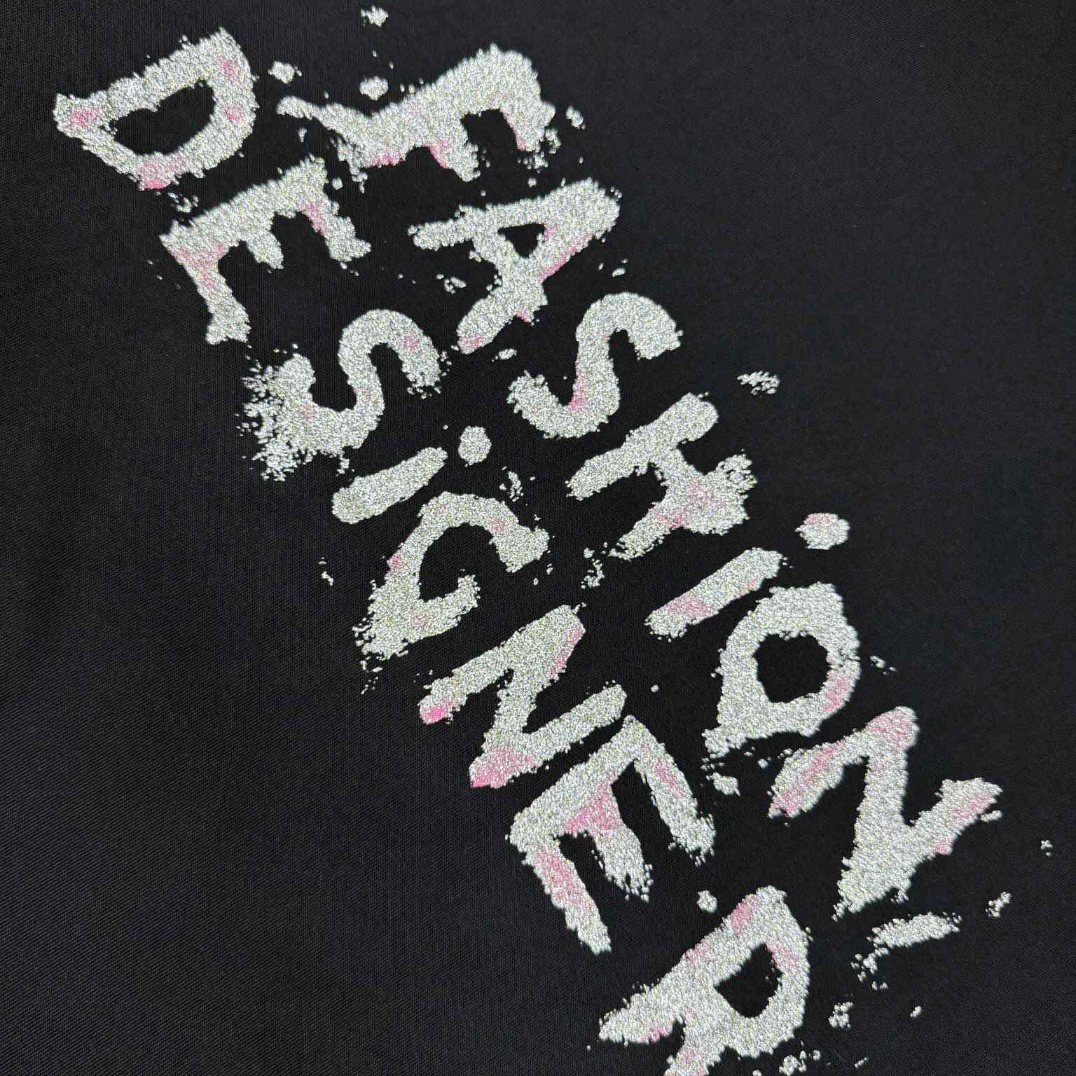 Balenciaga Fashion Designer Oversized T-Shirt In Faded Black Dry Jersey - EUR FASHION