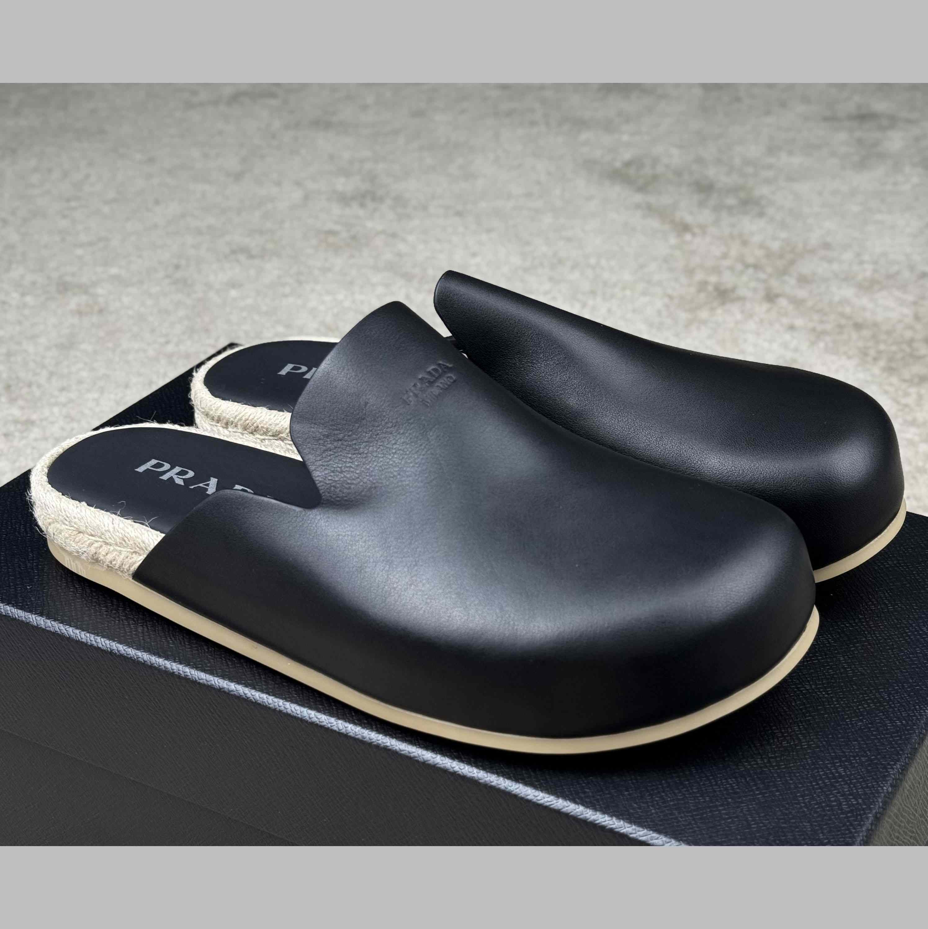 Prada Leather Mules - EUR FASHION