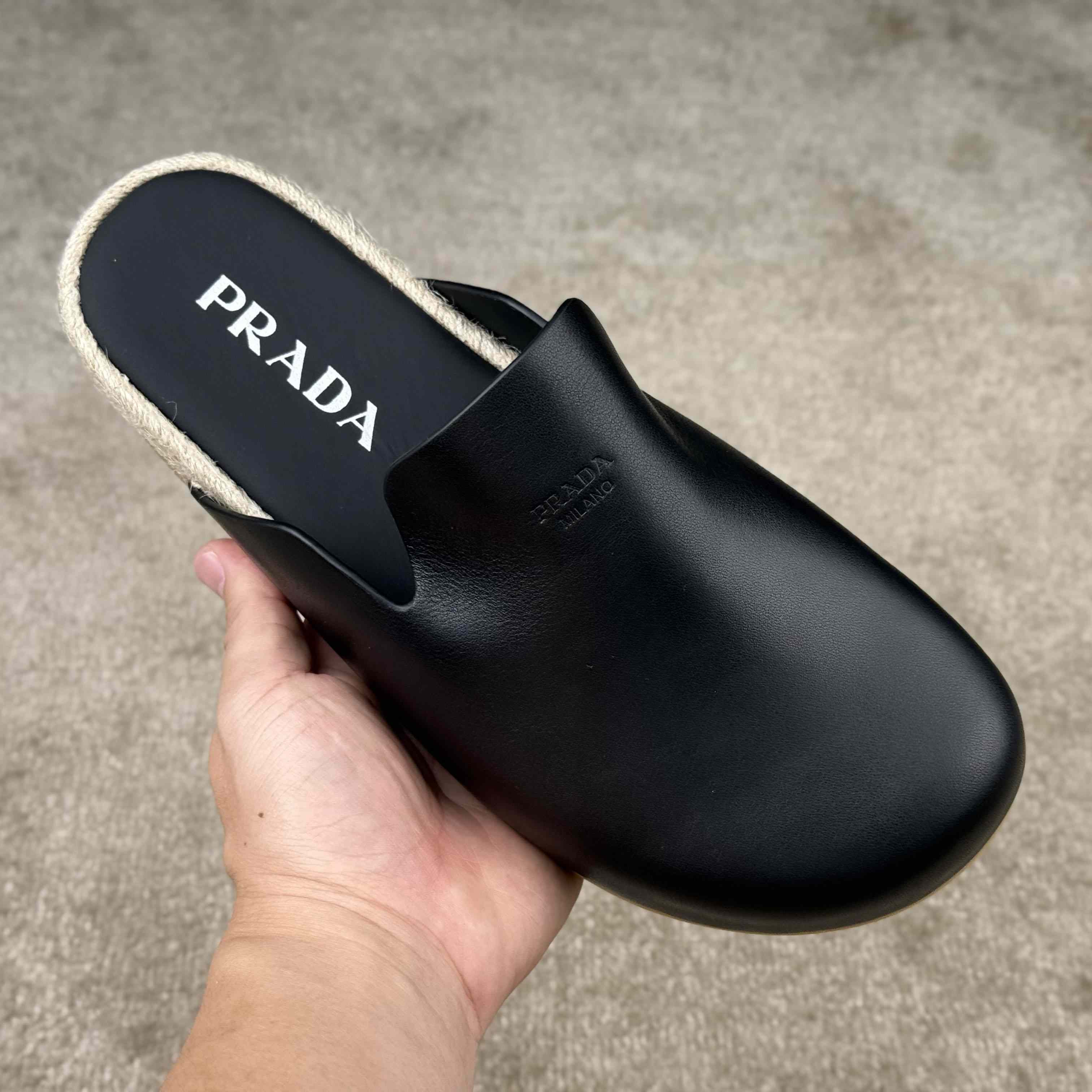 Prada Leather Mules - EUR FASHION