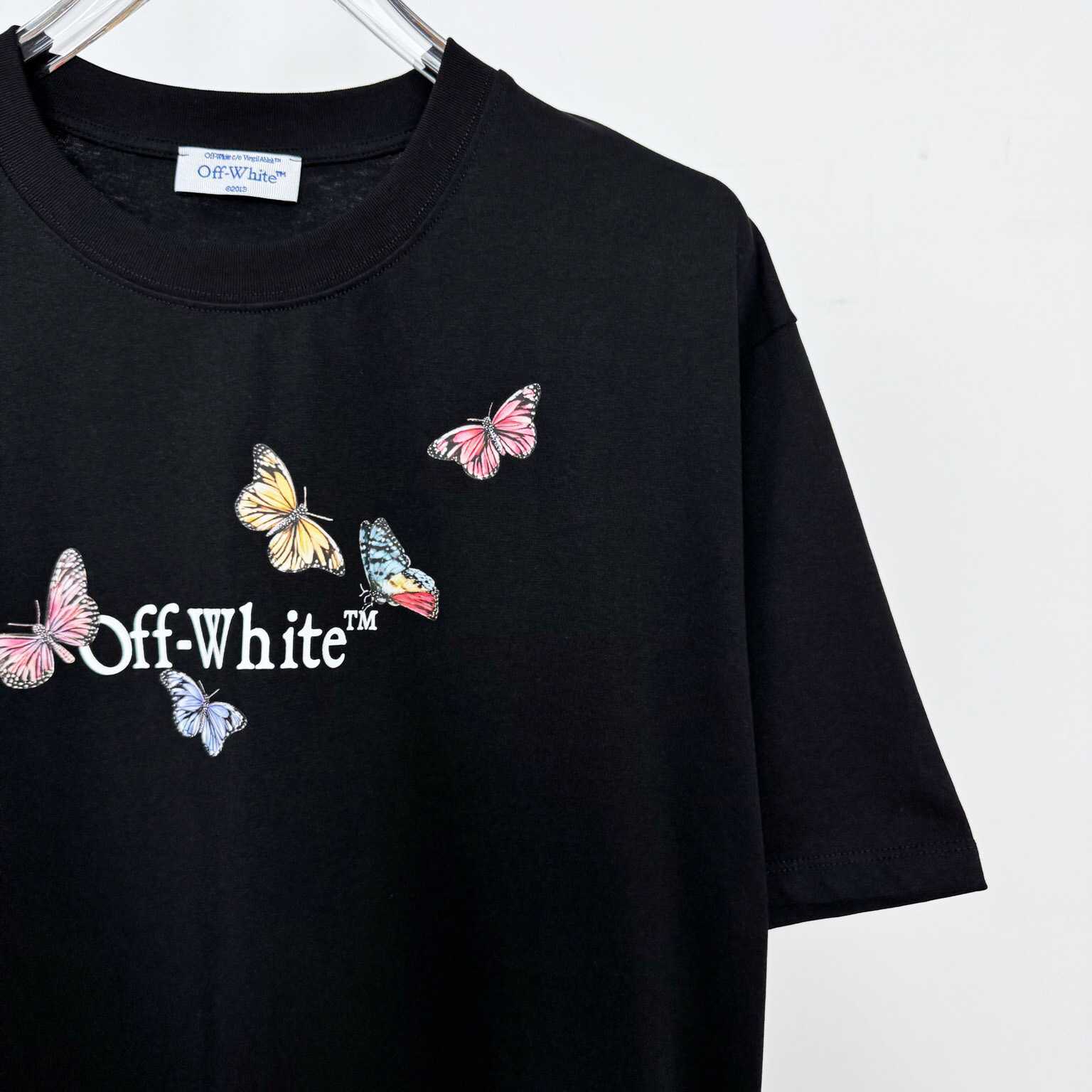 Off White Butterfly Bookish T-Shirt - EUR FASHION