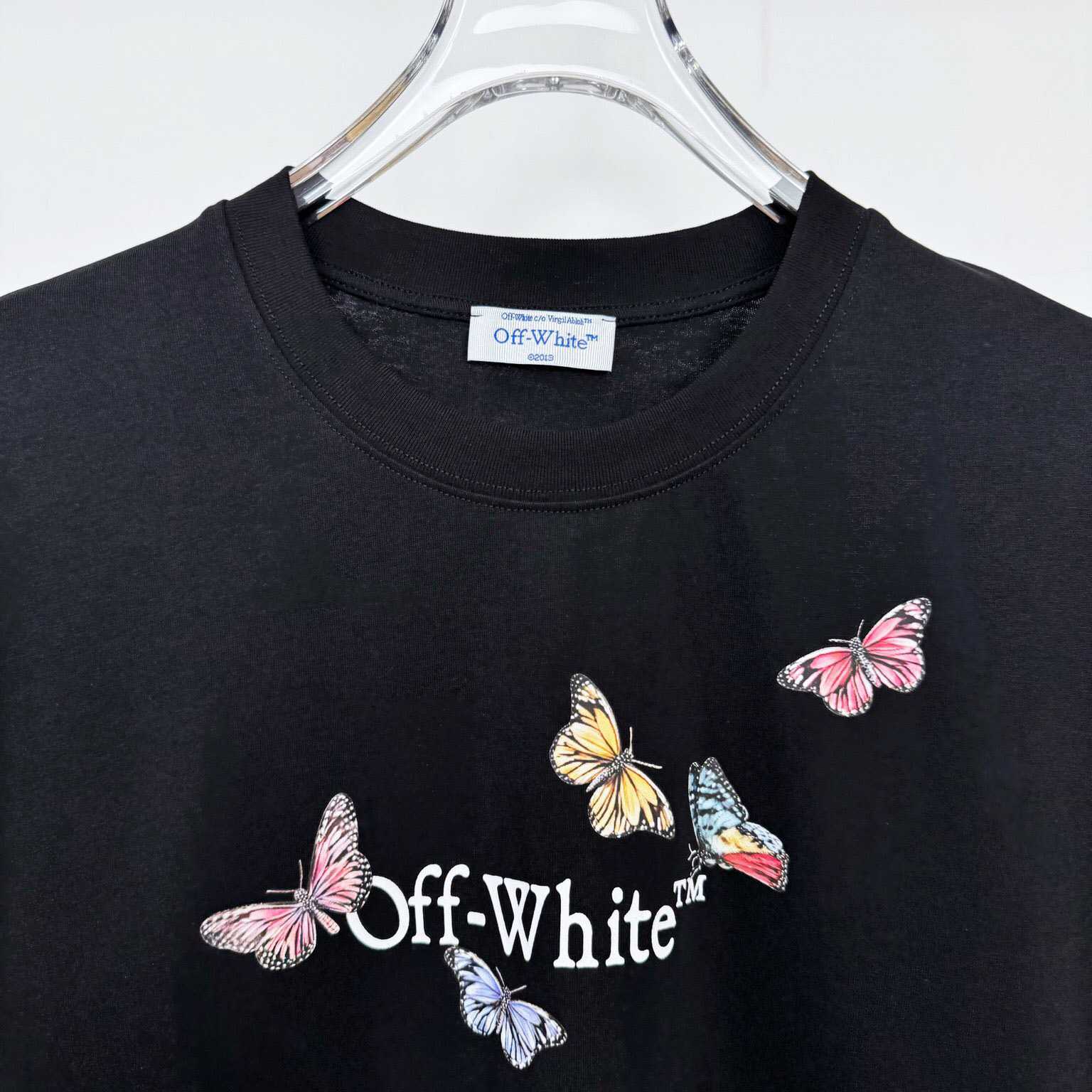 Off White Butterfly Bookish T-Shirt - EUR FASHION