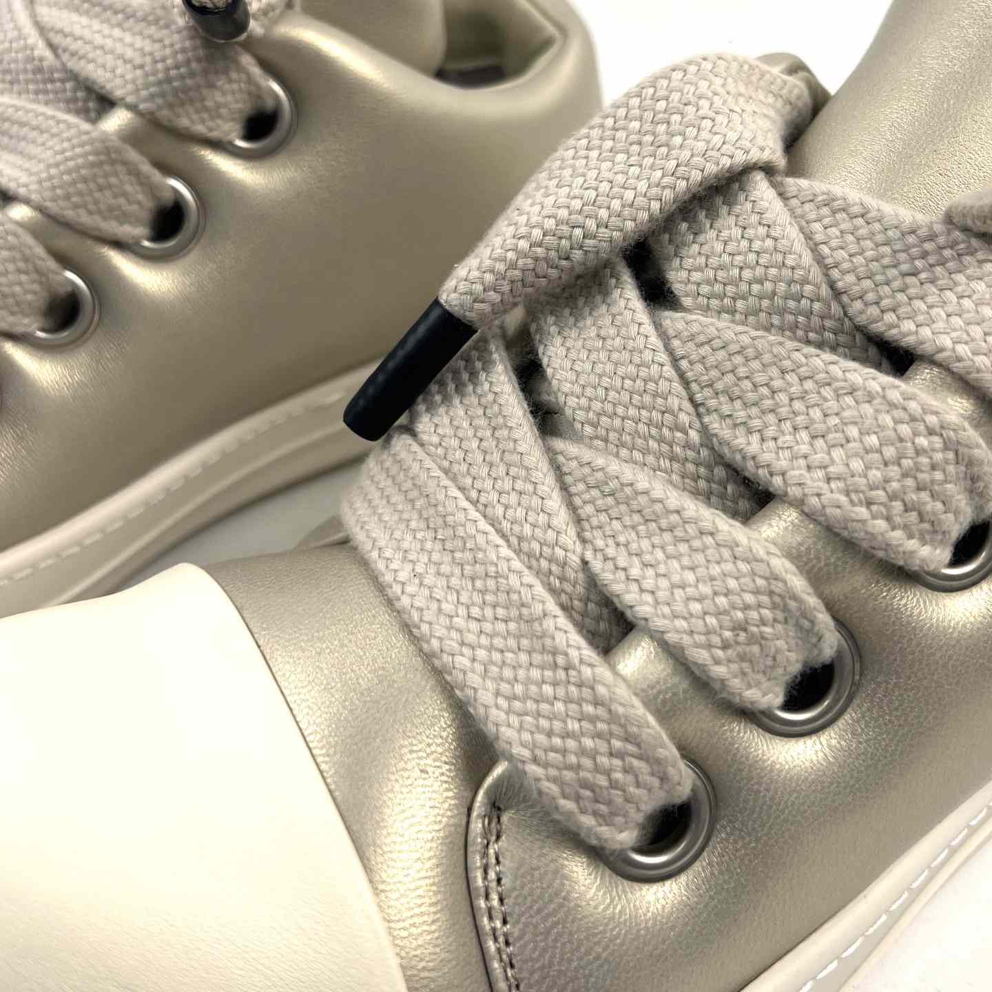 Rick Owens Jumbolaced Padded Sneakers - EUR FASHION